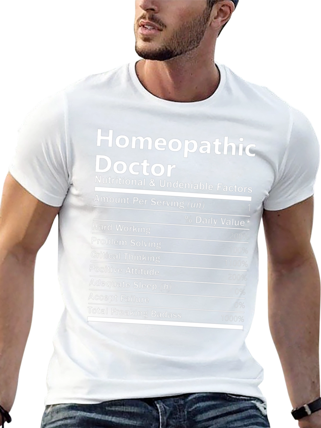 Homeopathic Doctor Novelty Graphic T-Shirt