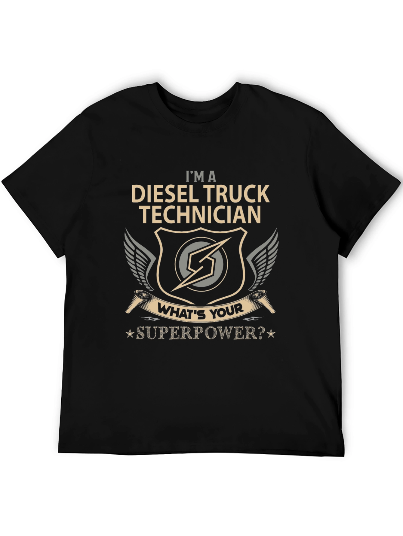 Diesel Truck Technician Superpower T-Shirt