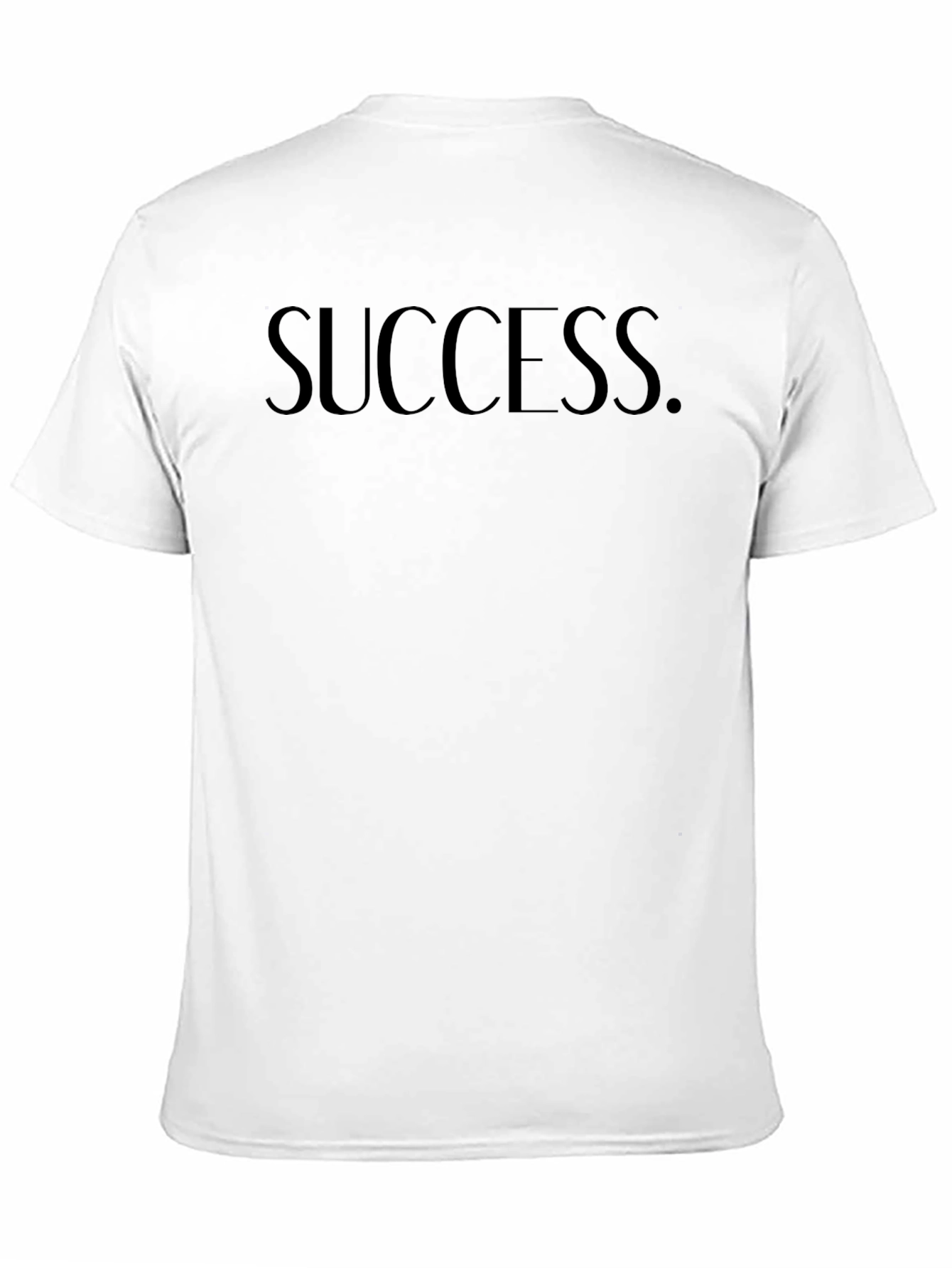 Success Black Graphic Tee - Mens Casual T-Shirt