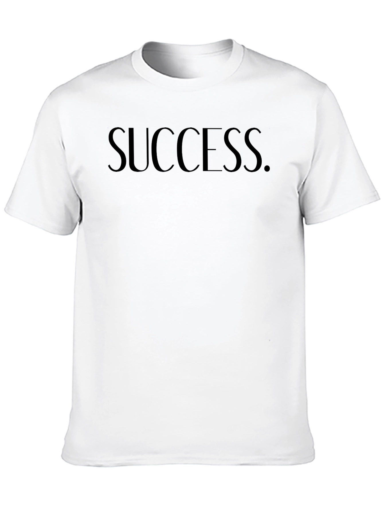 Success Black Graphic Tee - Mens Casual T-Shirt