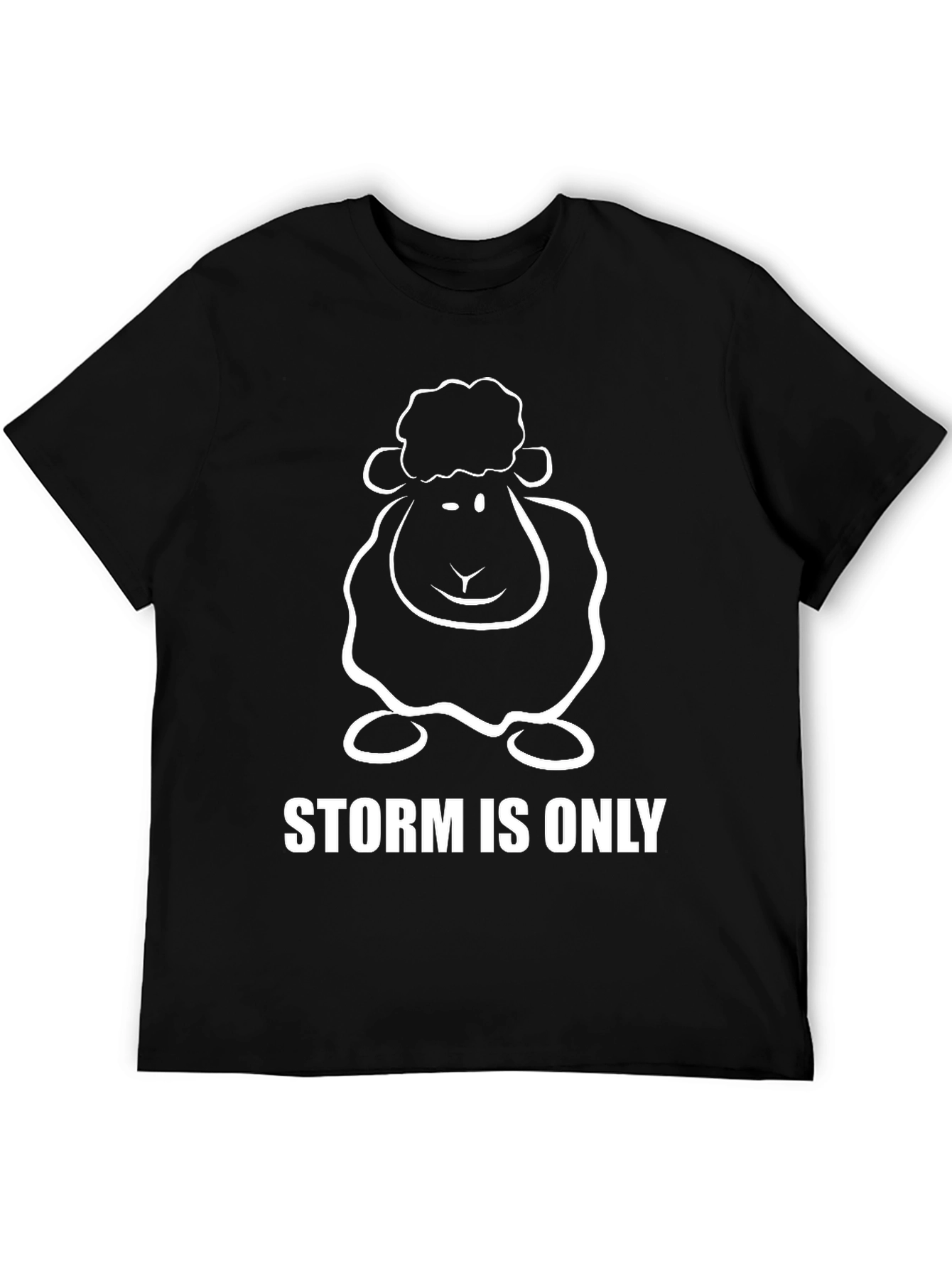 Storm is Only Sheep T-Shirt - Black