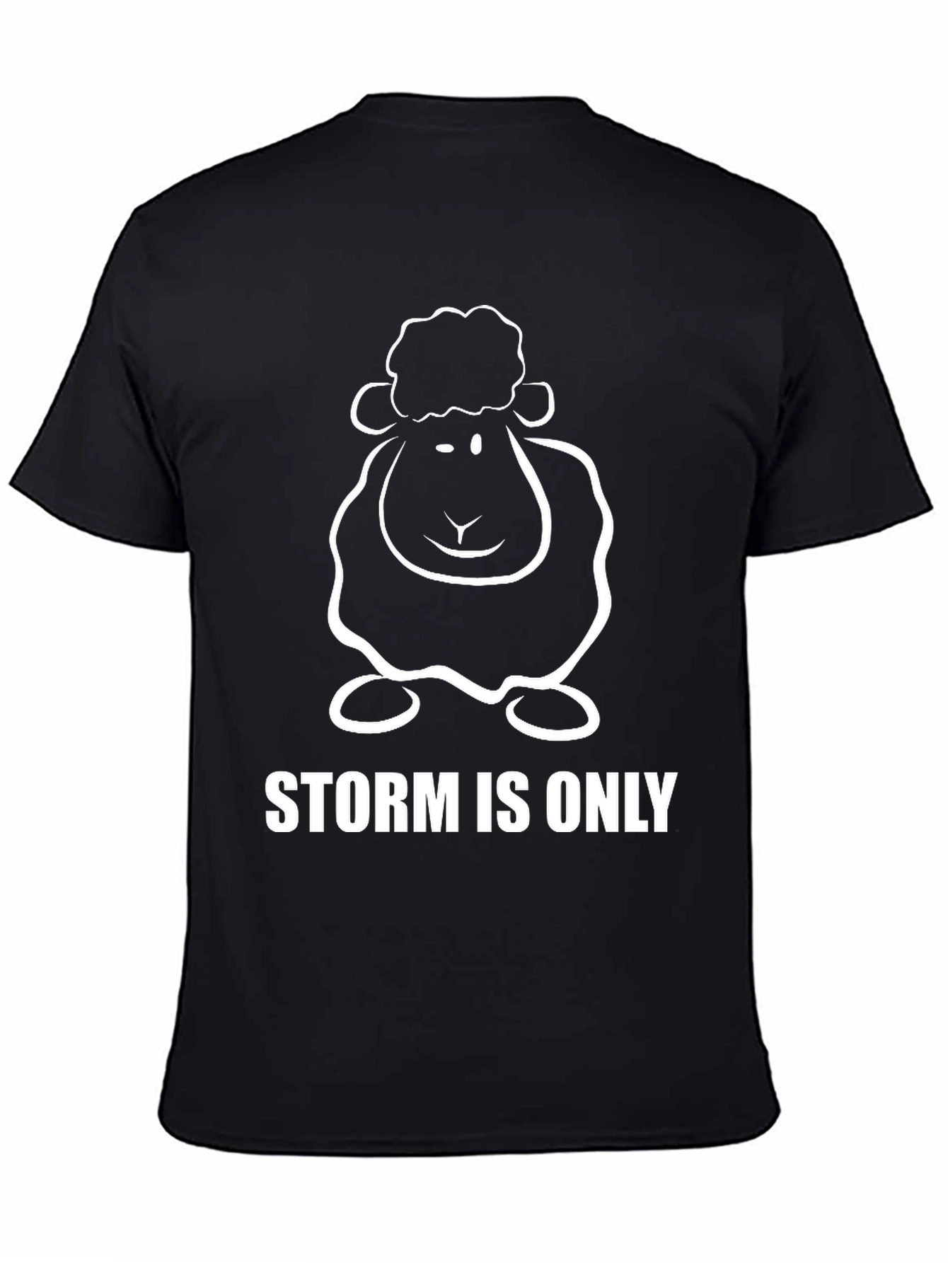 Storm is Only Sheep T-Shirt - Black