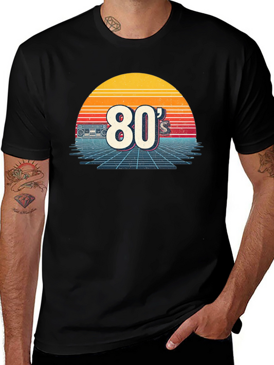 Retro 80s T-Shirt - Vintage Synthwave Tee