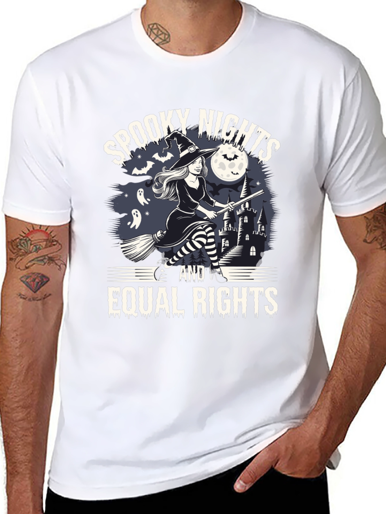 Spooky Nights & Equal Rights Graphic Tee