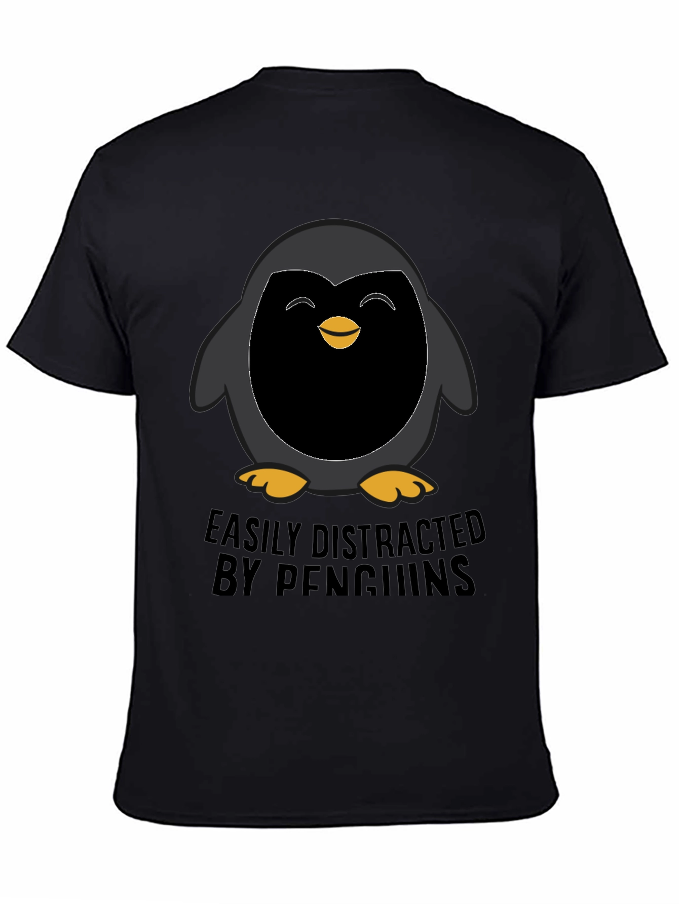 Penguin Lover T-Shirt - Easily Distracted by Penguins