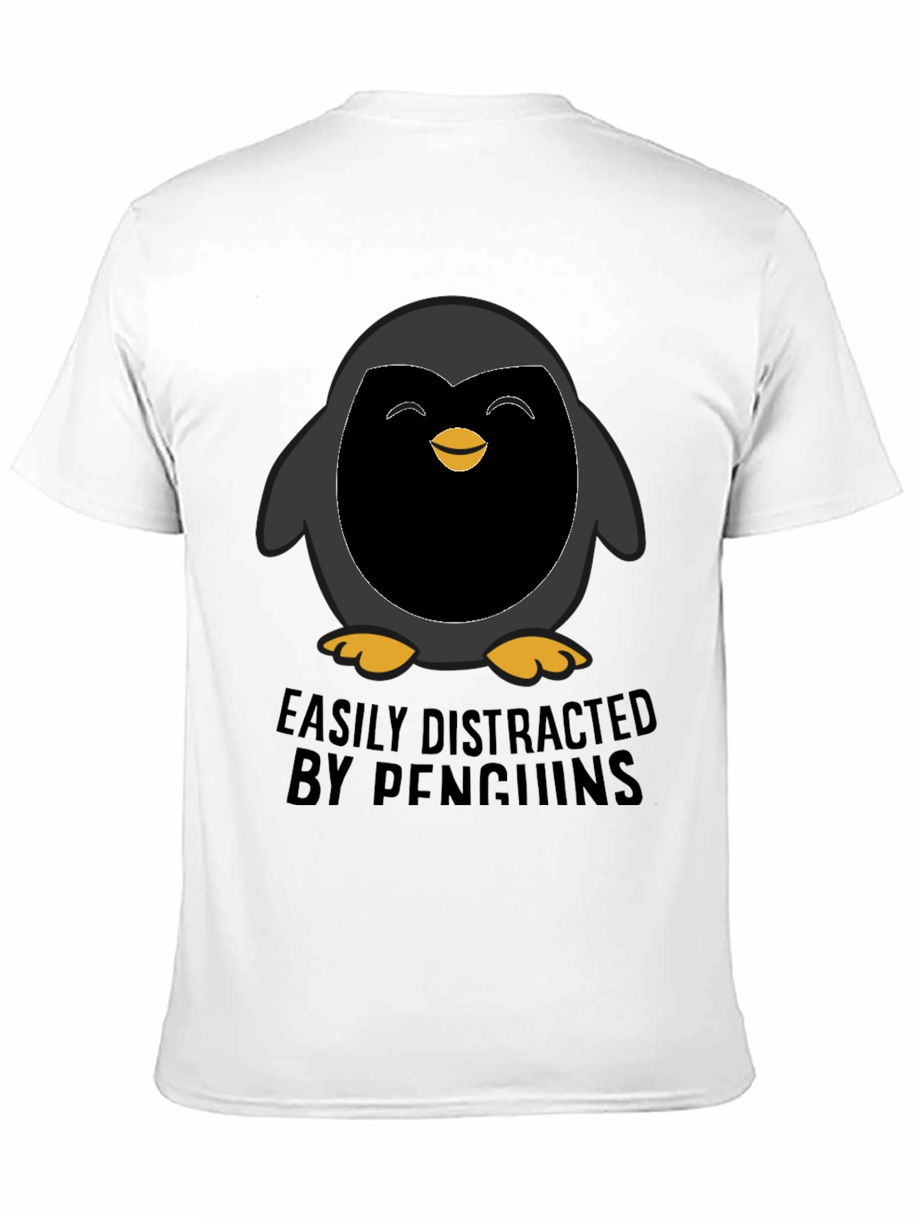 Penguin Lover T-Shirt - Easily Distracted by Penguins