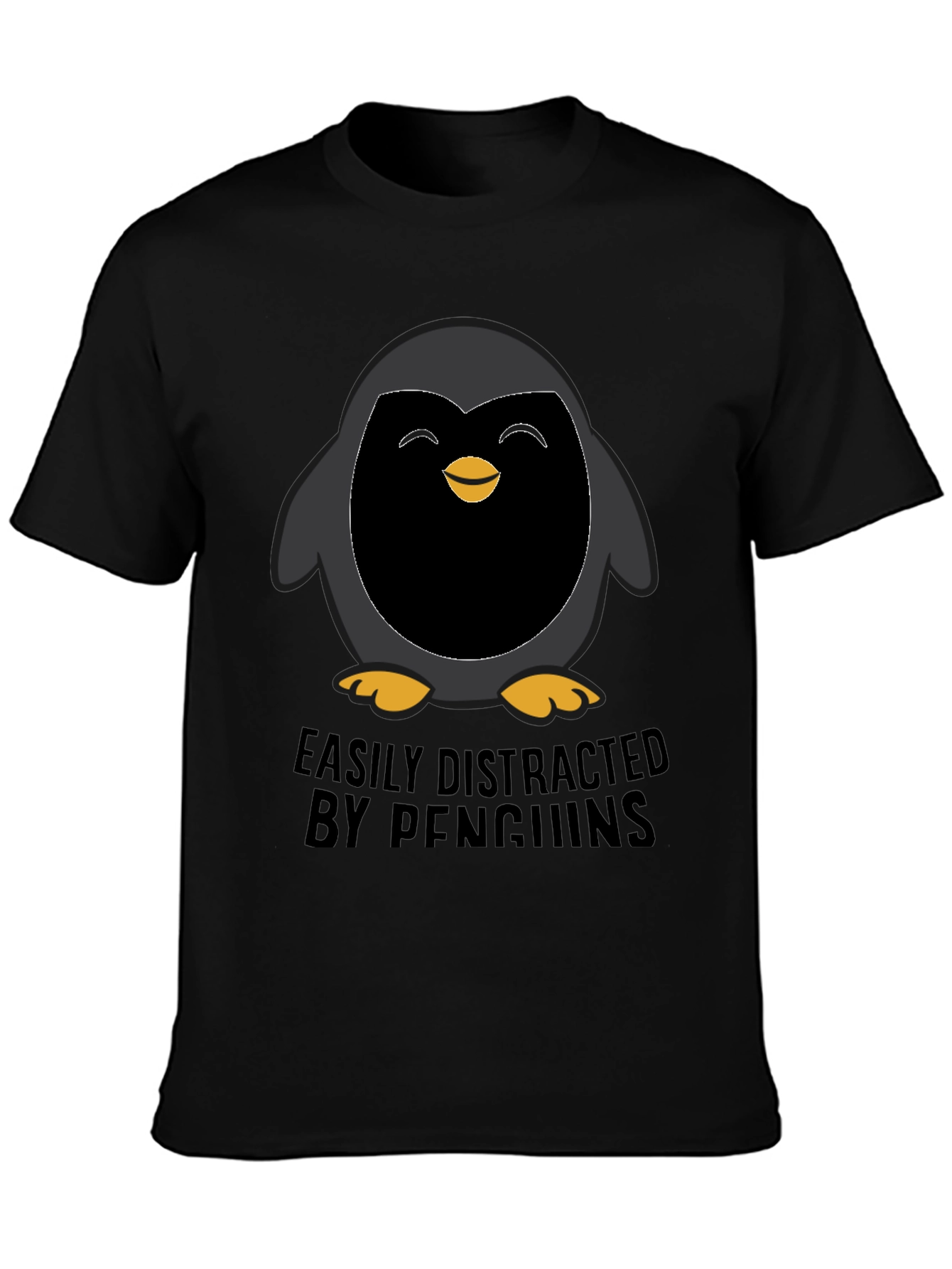 Penguin Lover T-Shirt - Easily Distracted by Penguins