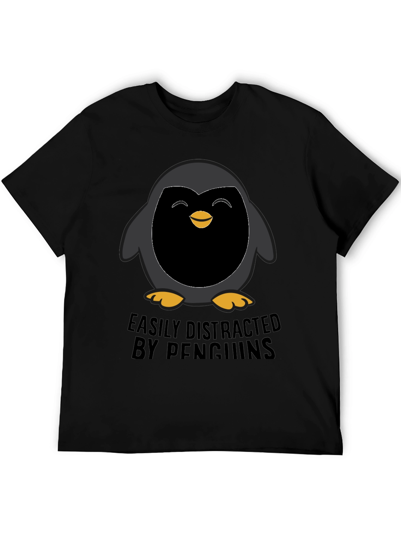 Penguin Lover T-Shirt - Easily Distracted by Penguins