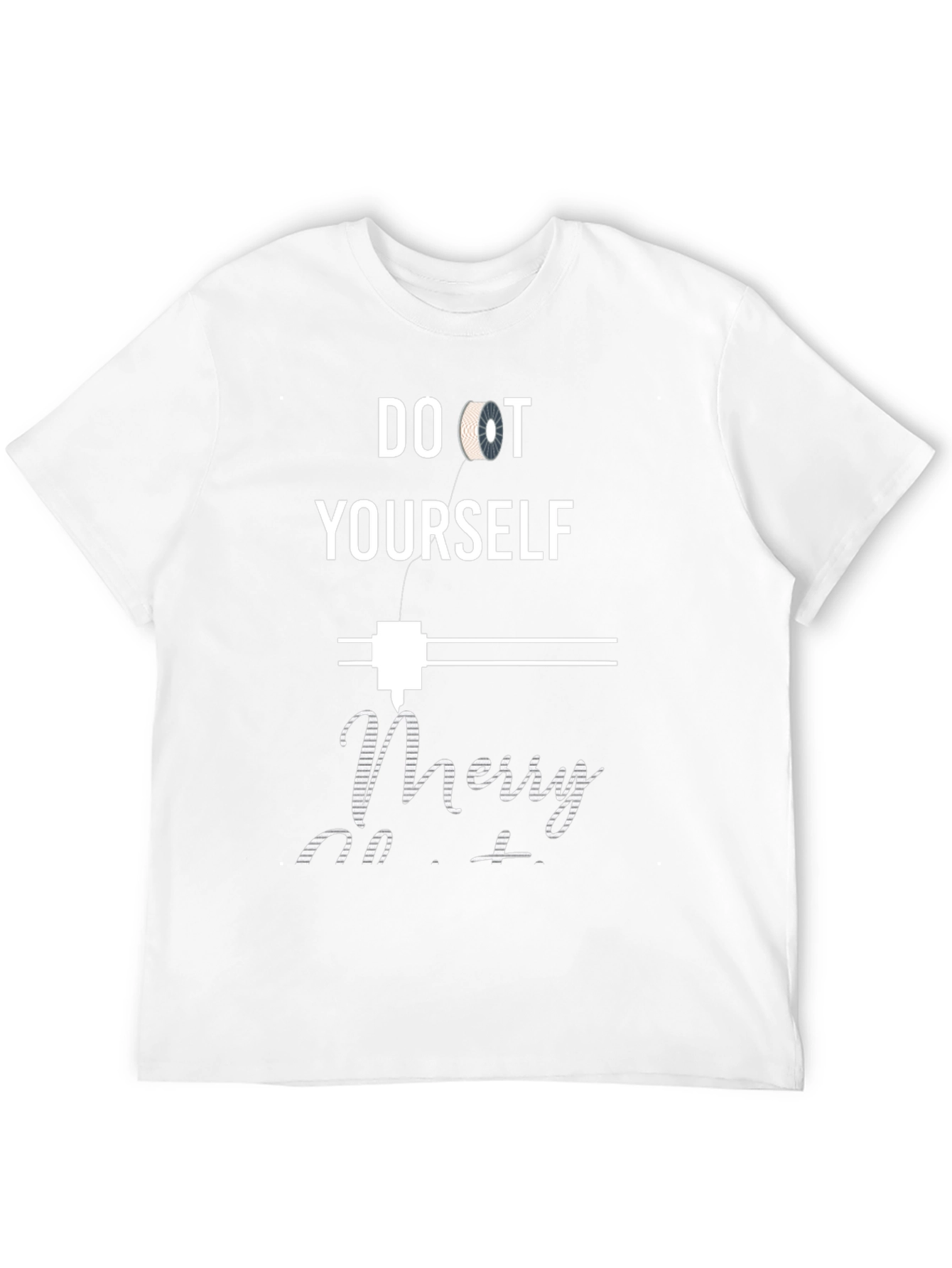 DIY Merry Christmas 3D Printer T-Shirt