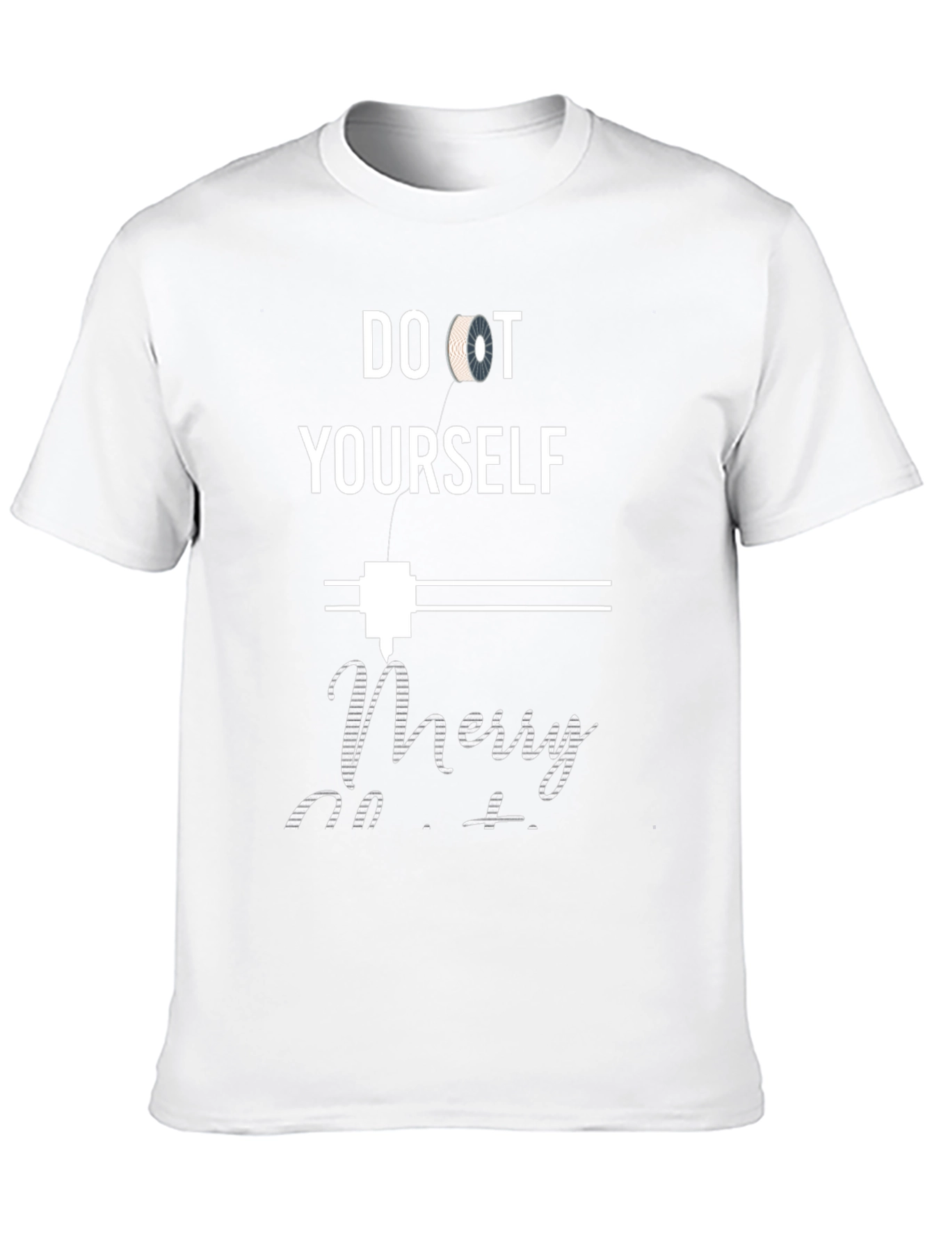 DIY Merry Christmas 3D Printer T-Shirt