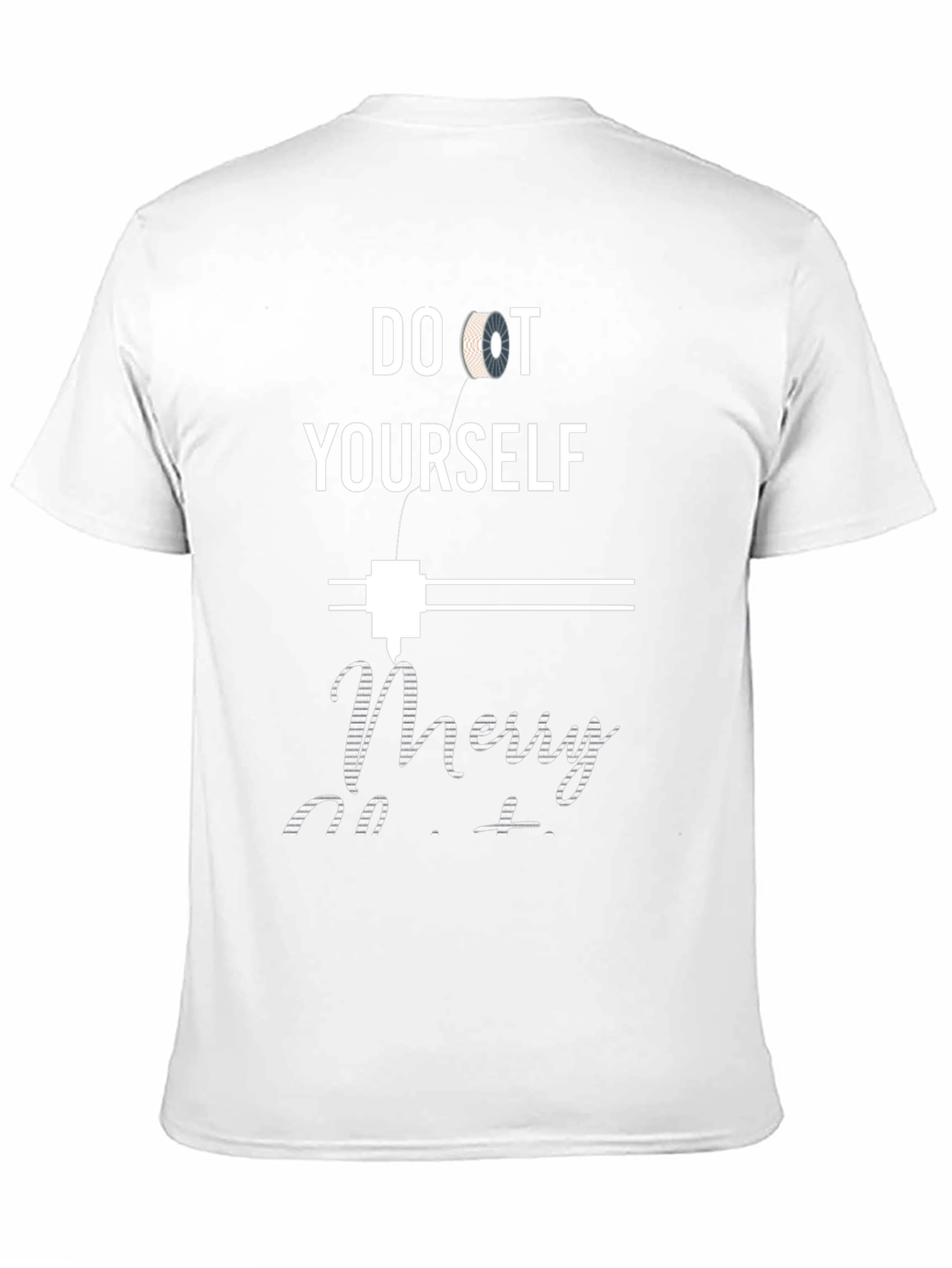 DIY Merry Christmas 3D Printer T-Shirt