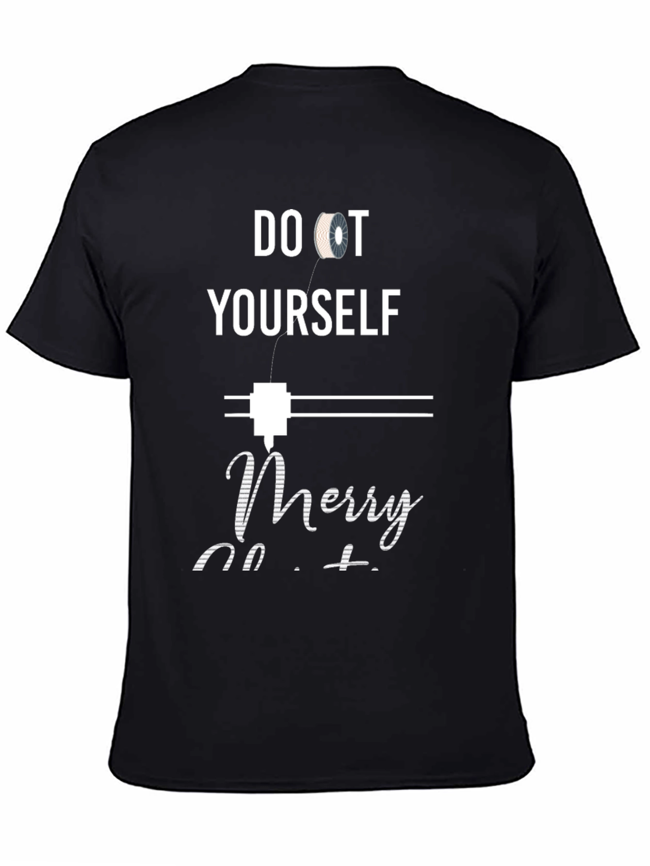 DIY Merry Christmas 3D Printer T-Shirt