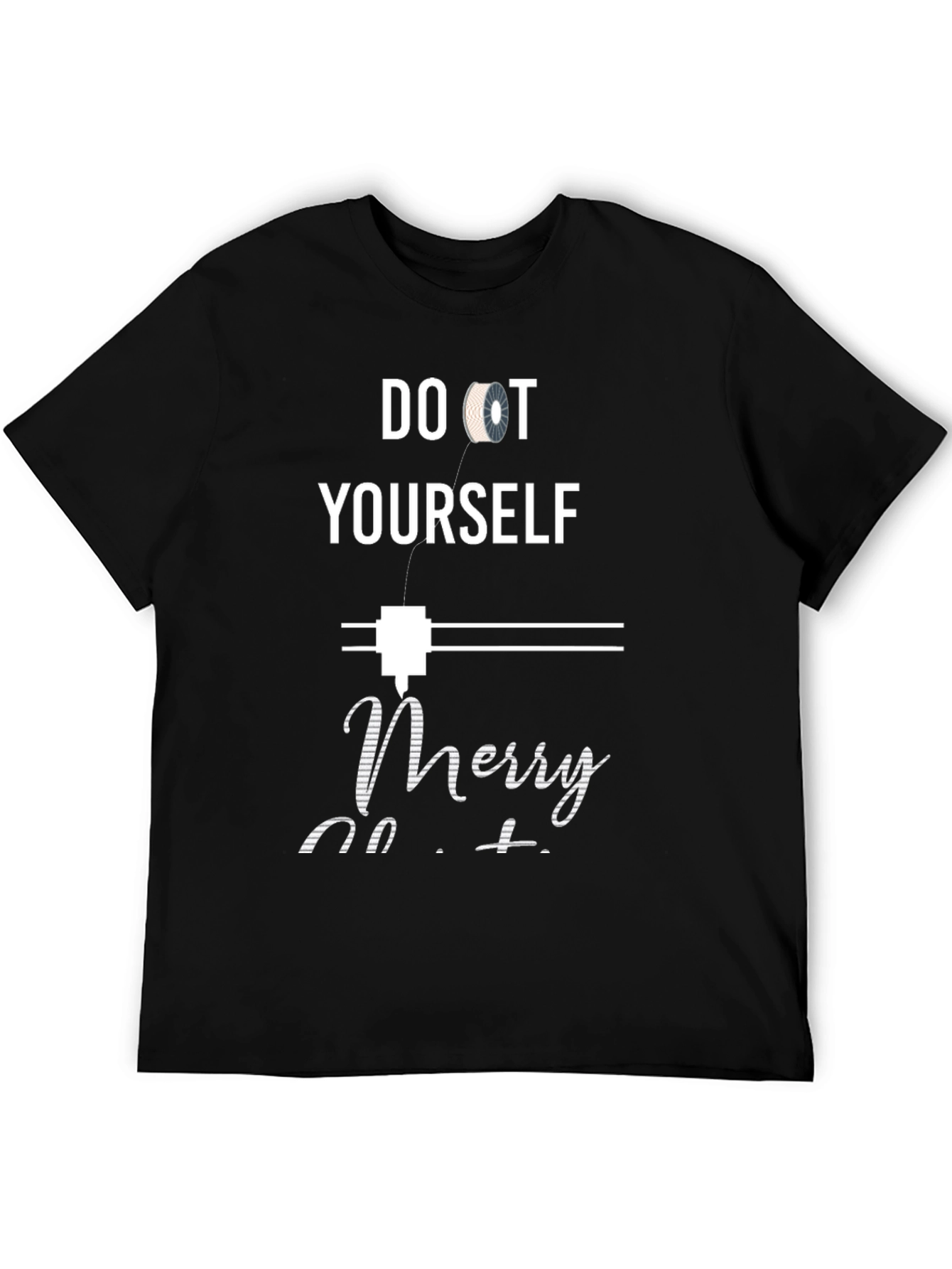 DIY Merry Christmas 3D Printer T-Shirt