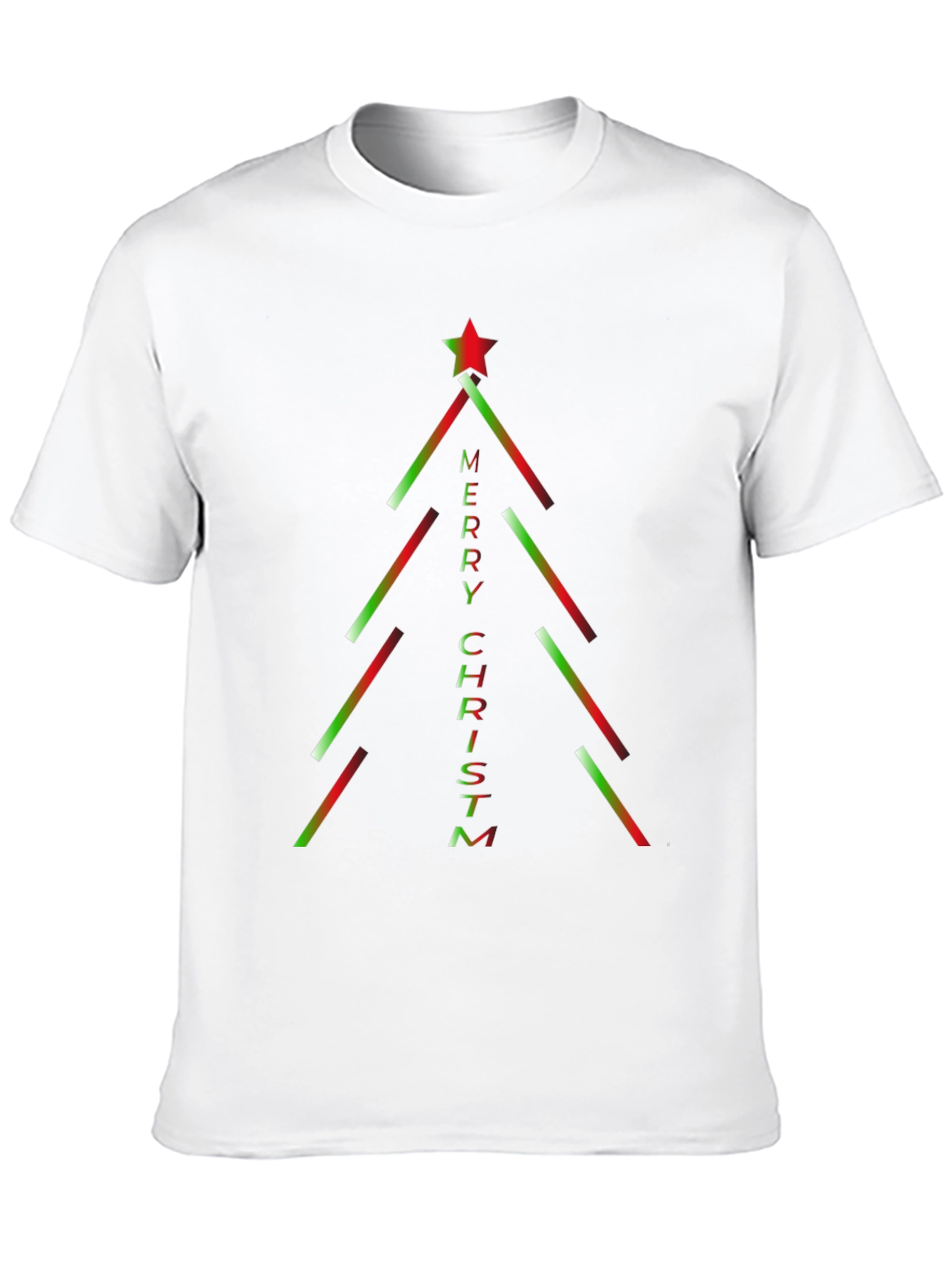 Merry Christmas Tree Graphic Tee
