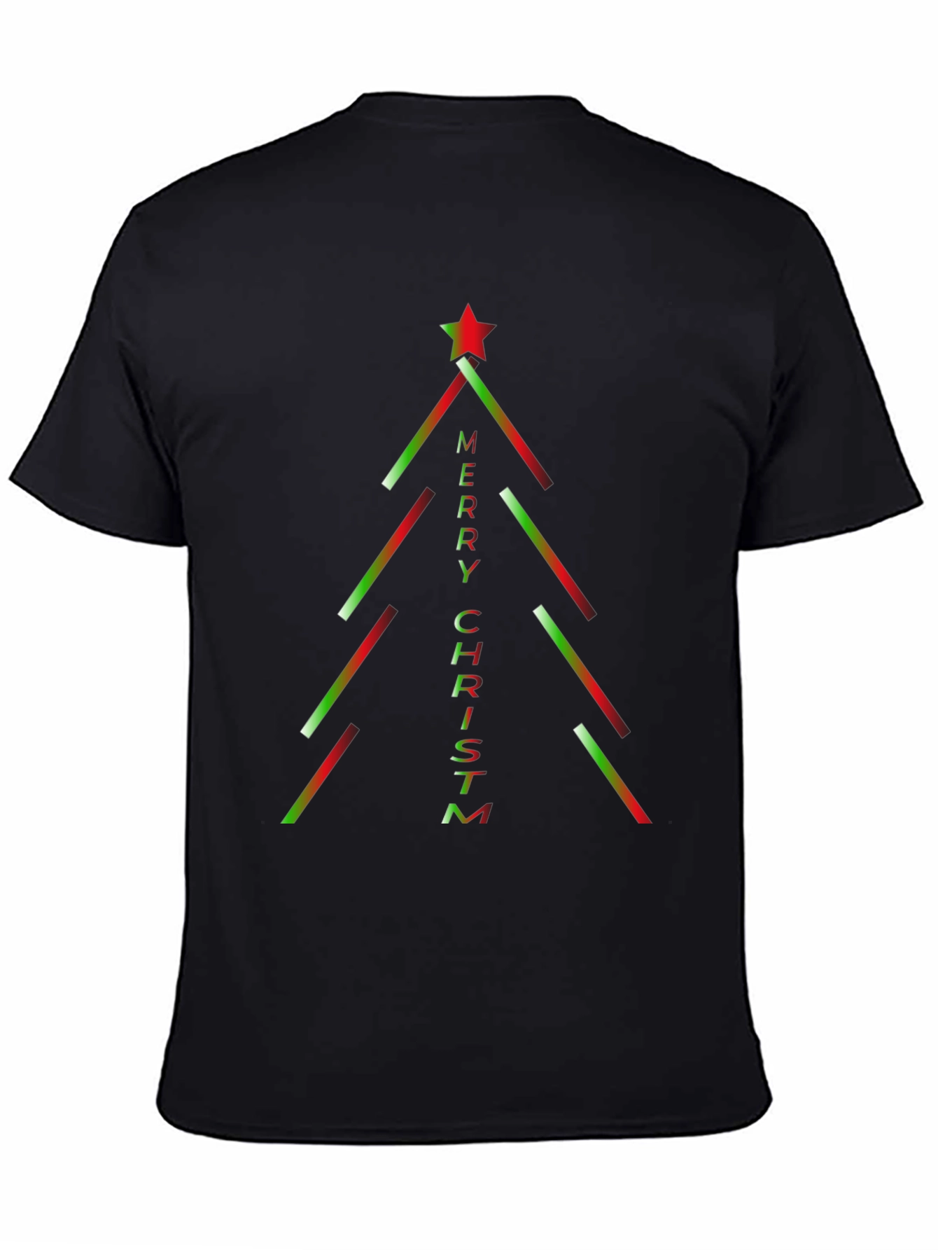 Merry Christmas Tree Graphic Tee