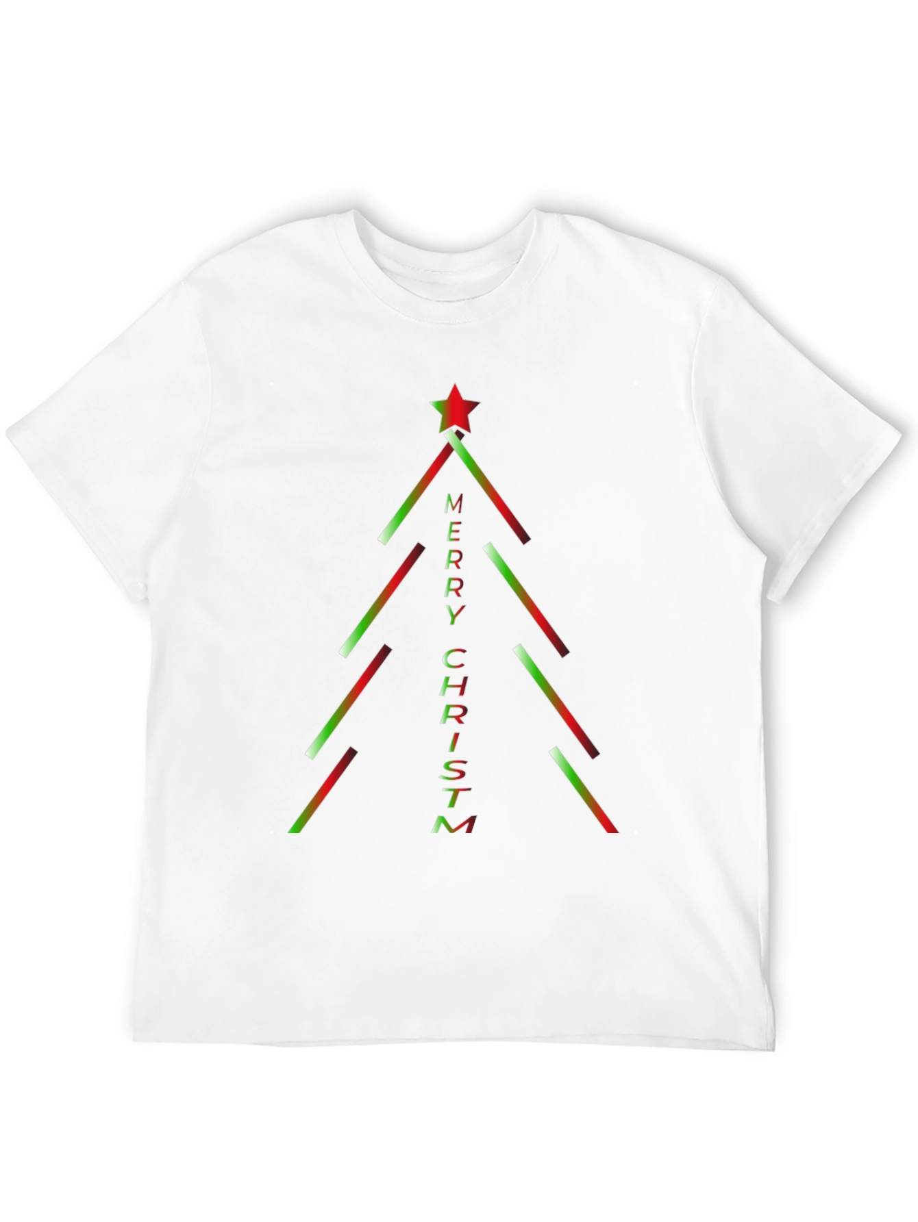 Merry Christmas Tree Graphic Tee