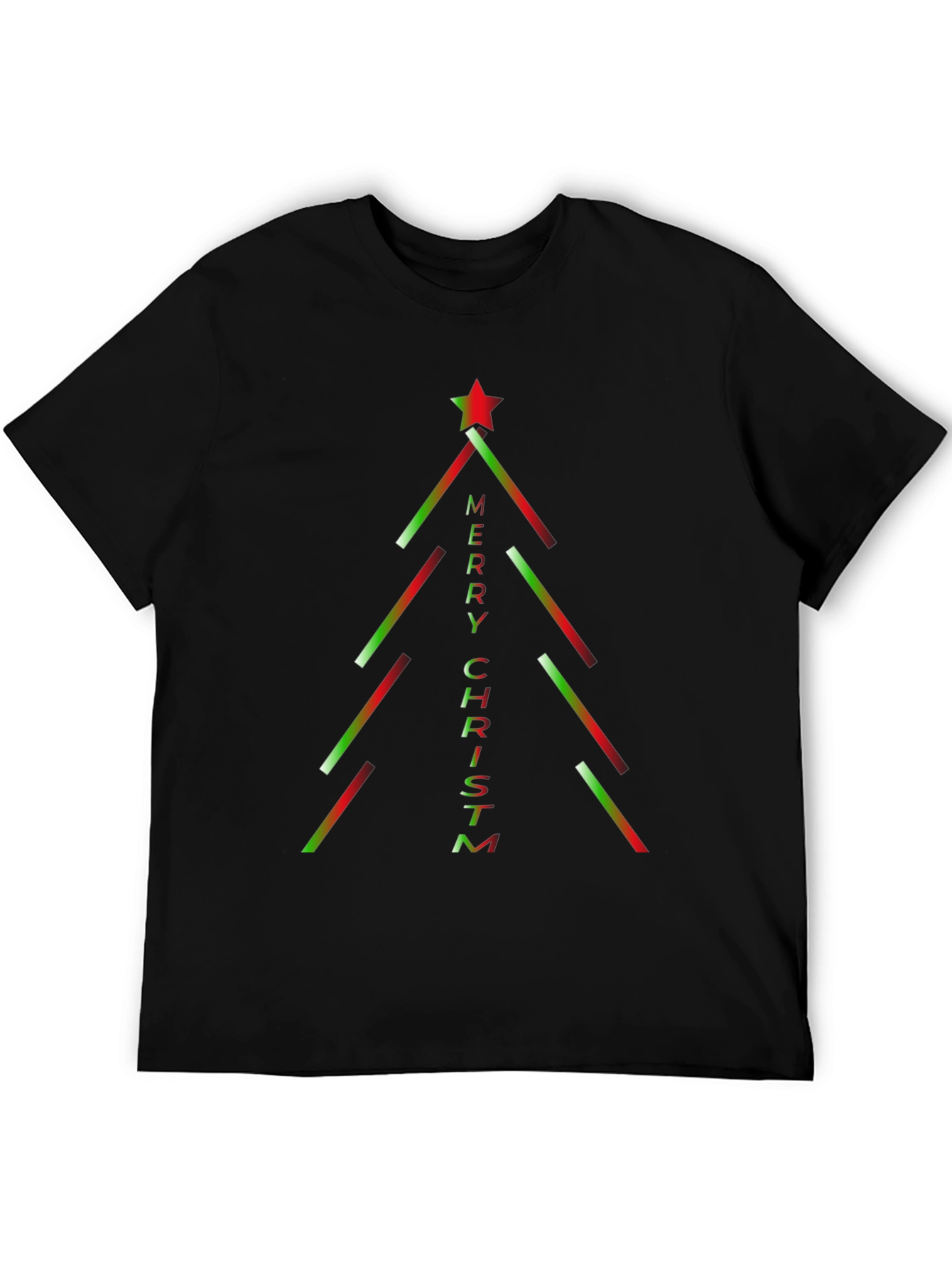 Merry Christmas Tree Graphic Tee