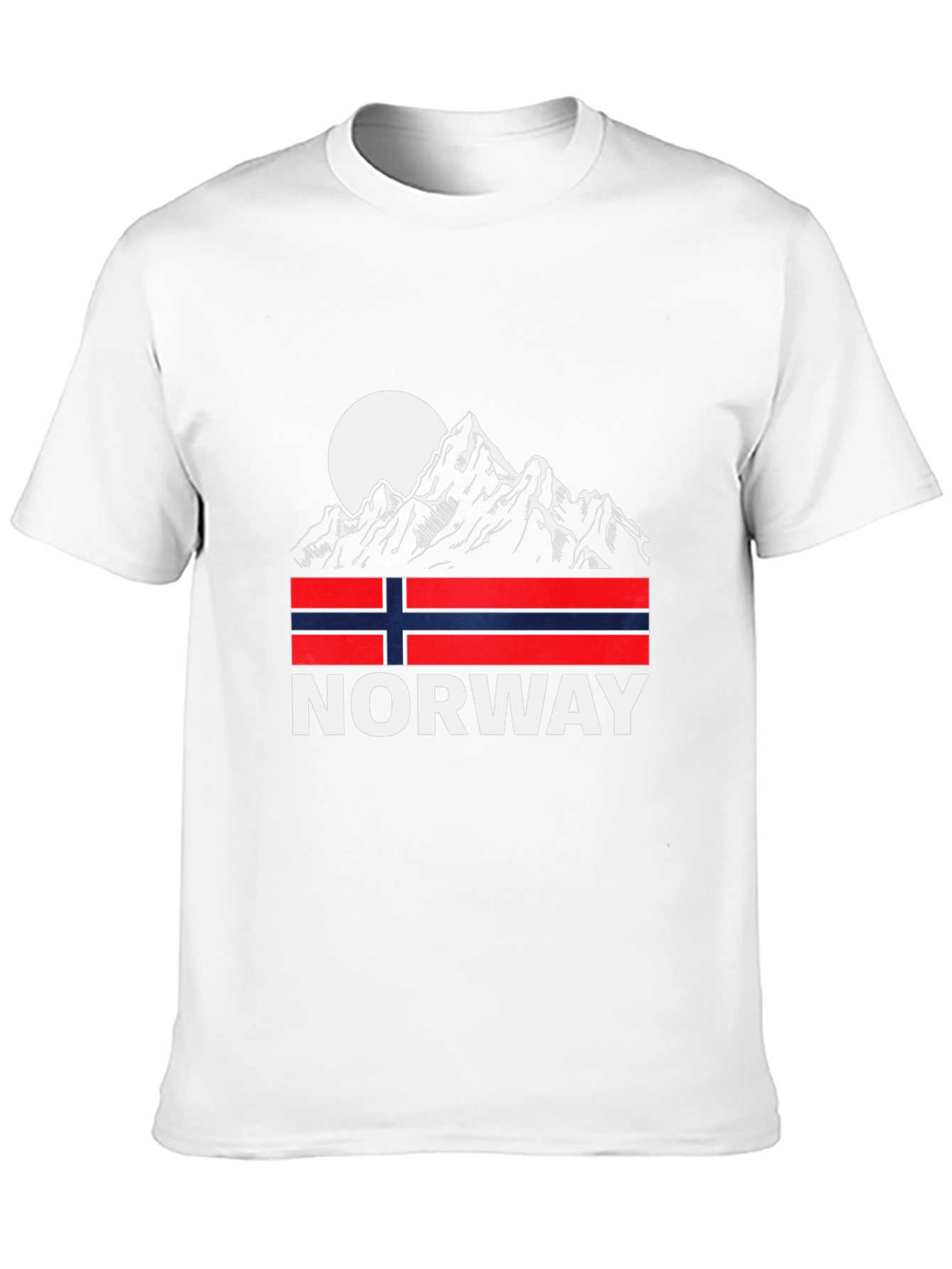 Norway Mountain Flag Graphic Tee