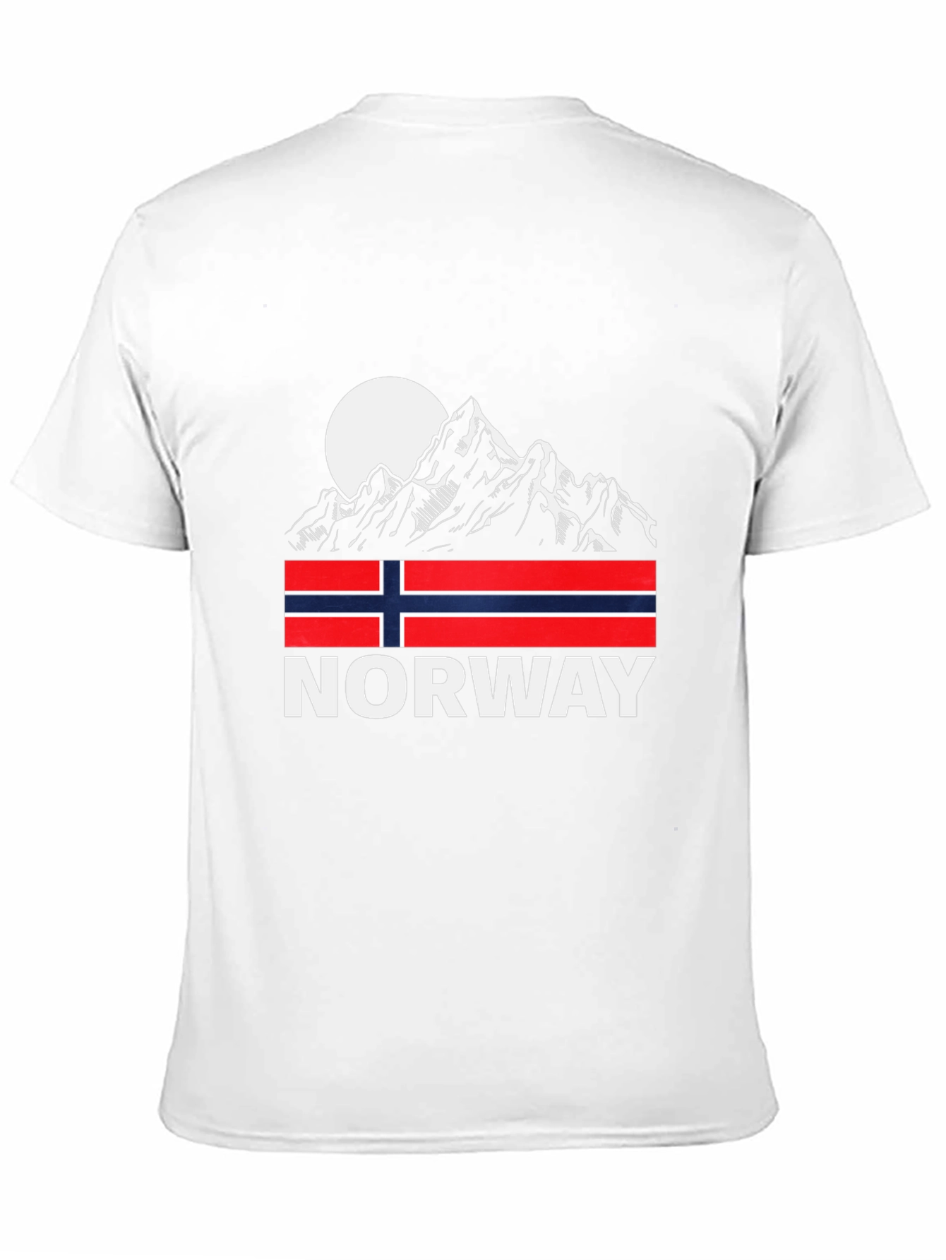 Norway Mountain Flag Graphic Tee