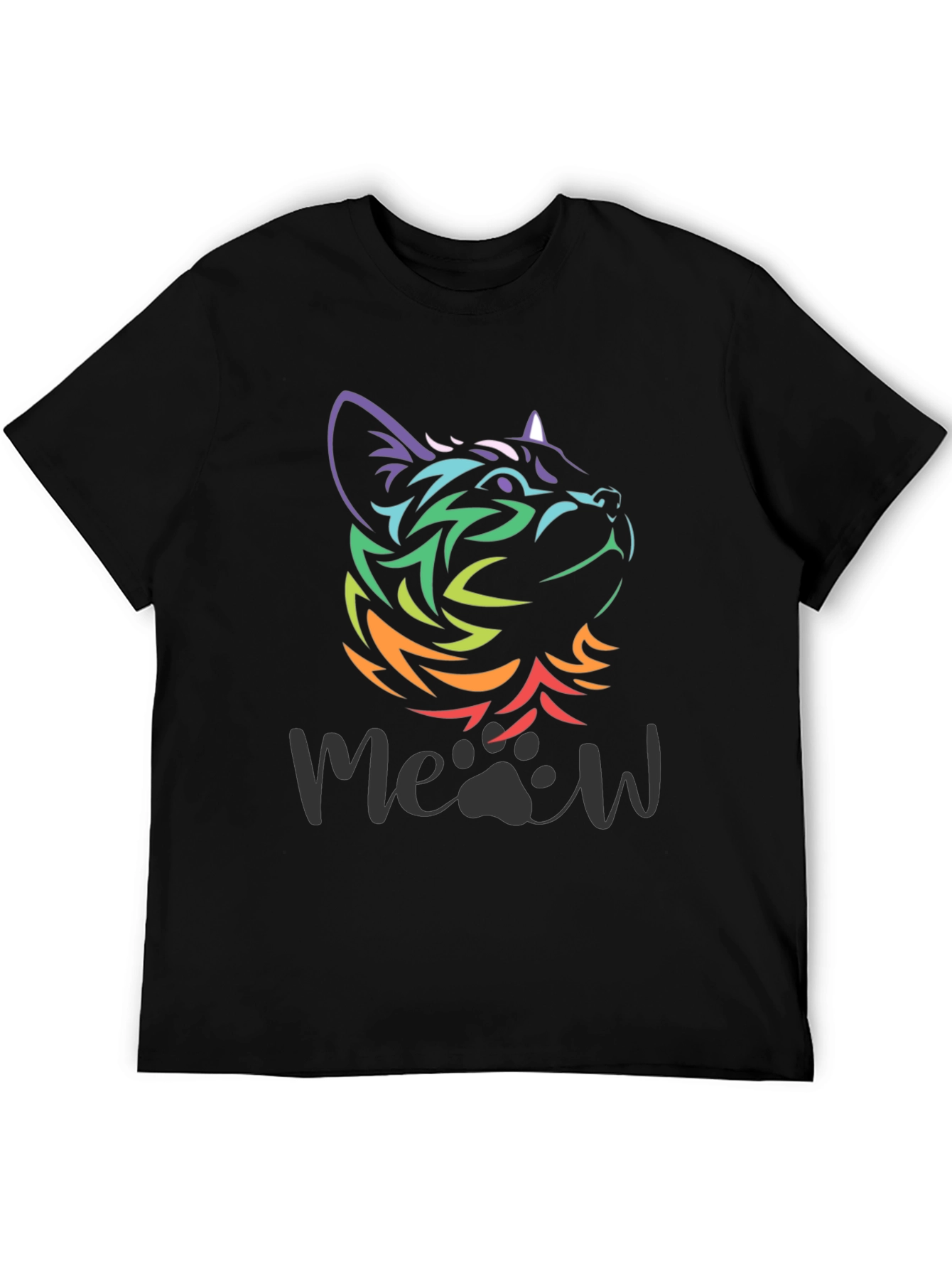 Rainbow Cat Meow T-Shirt