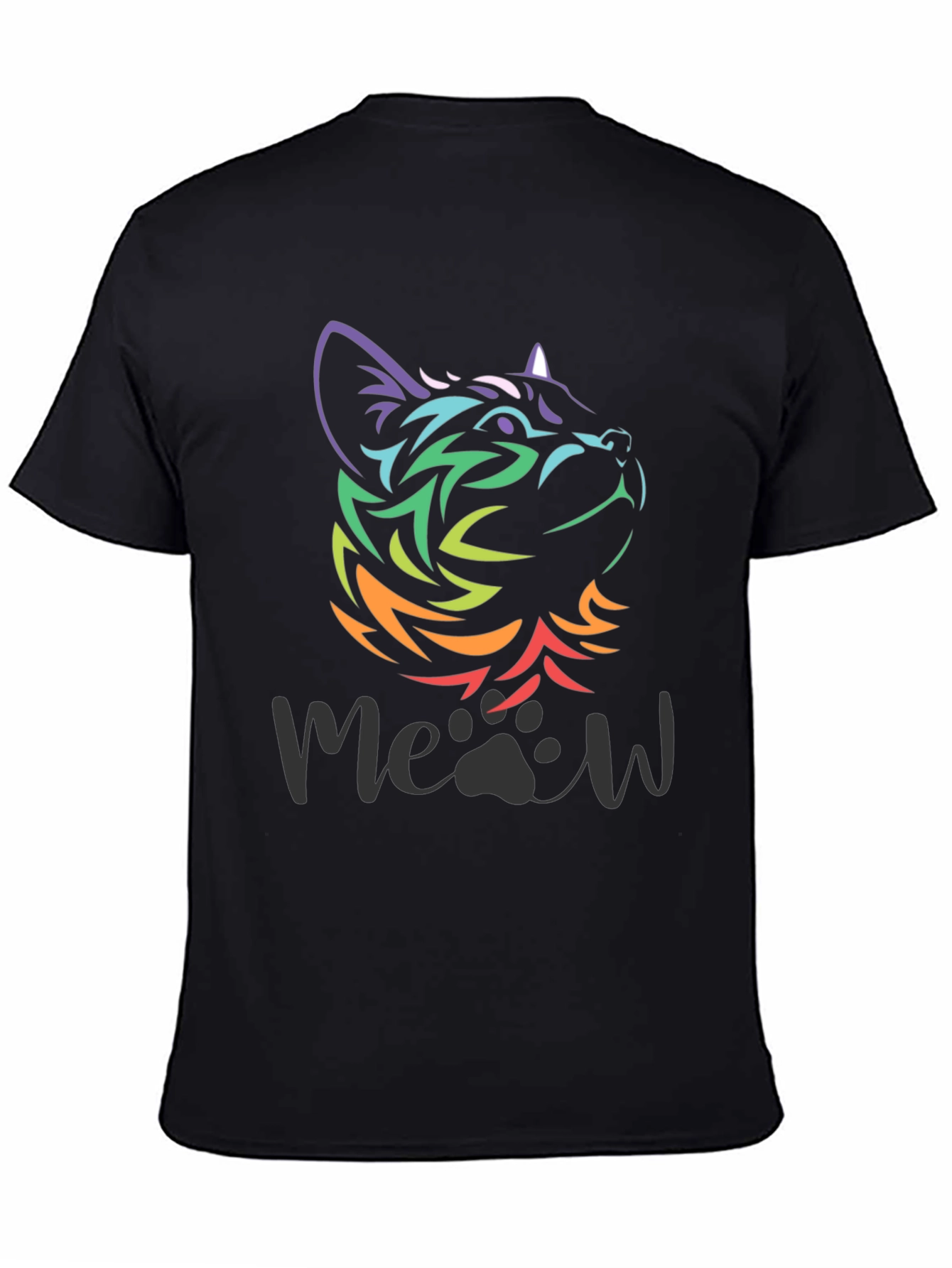 Rainbow Cat Meow T-Shirt
