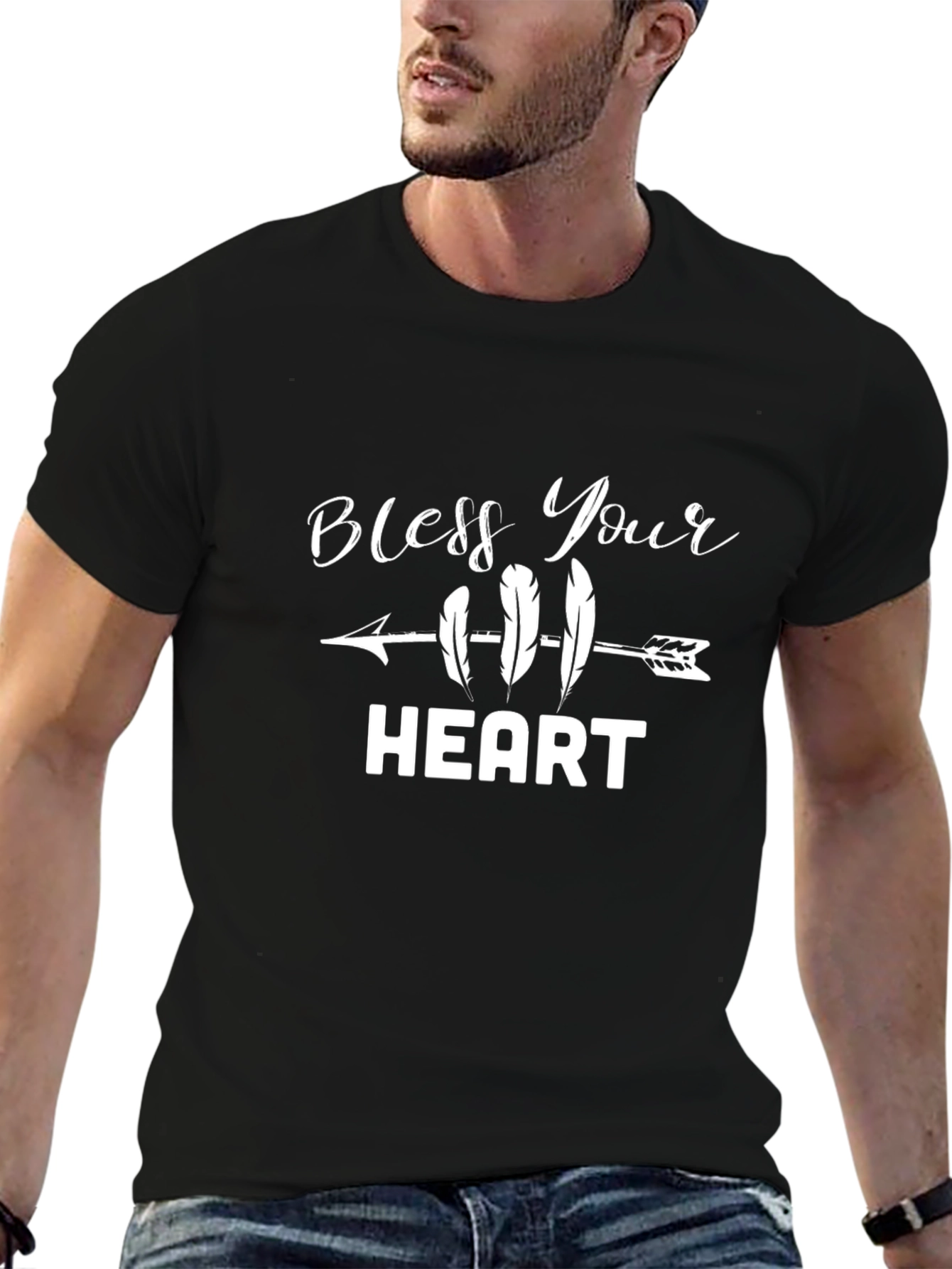 Bless Your Heart Graphic Tee - Casual Cotton T-Shirt