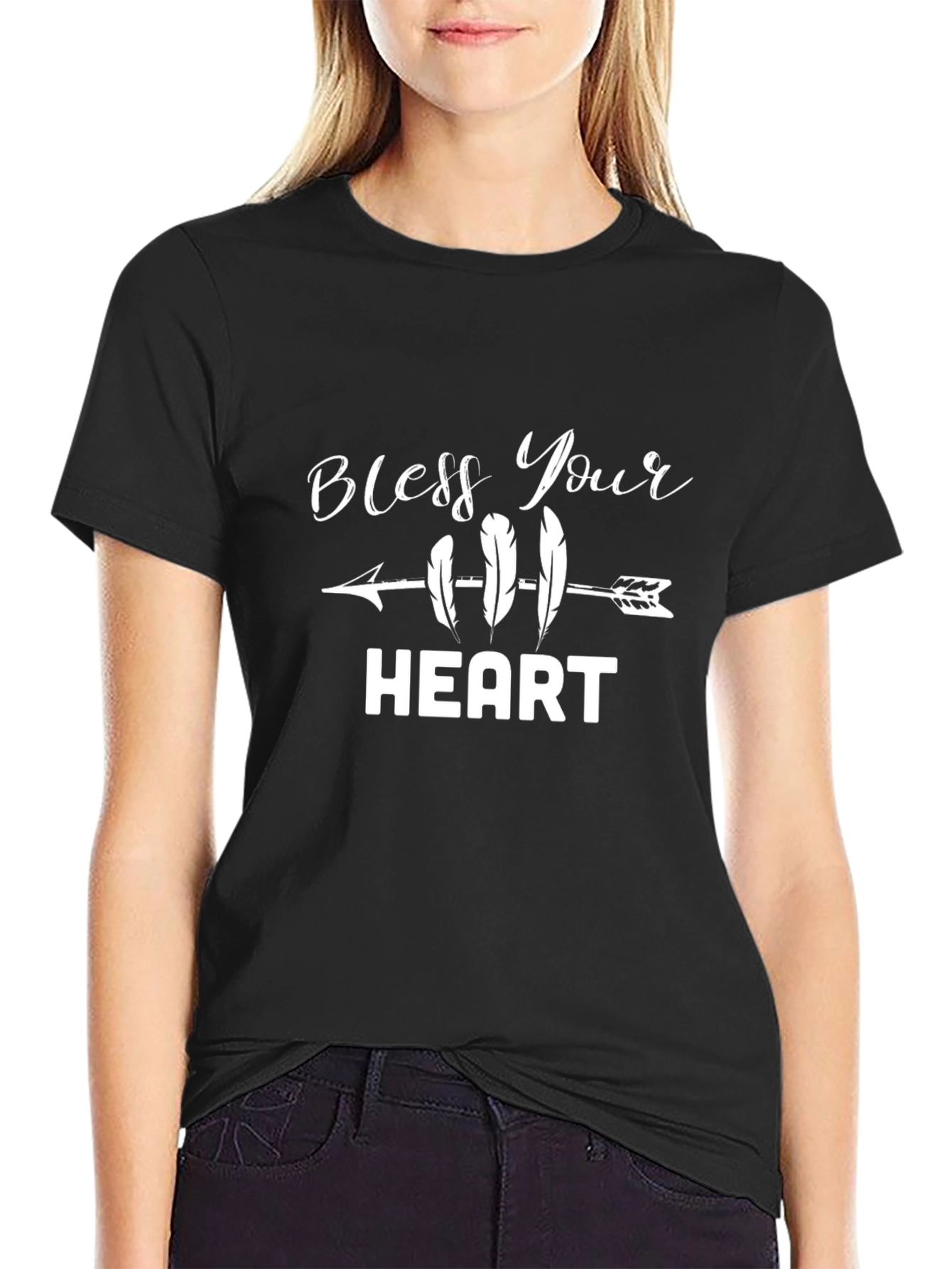 Bless Your Heart Graphic Tee - Casual Cotton T-Shirt