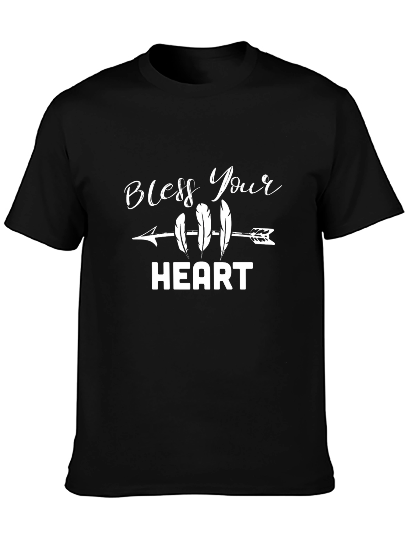 Bless Your Heart Graphic Tee - Casual Cotton T-Shirt