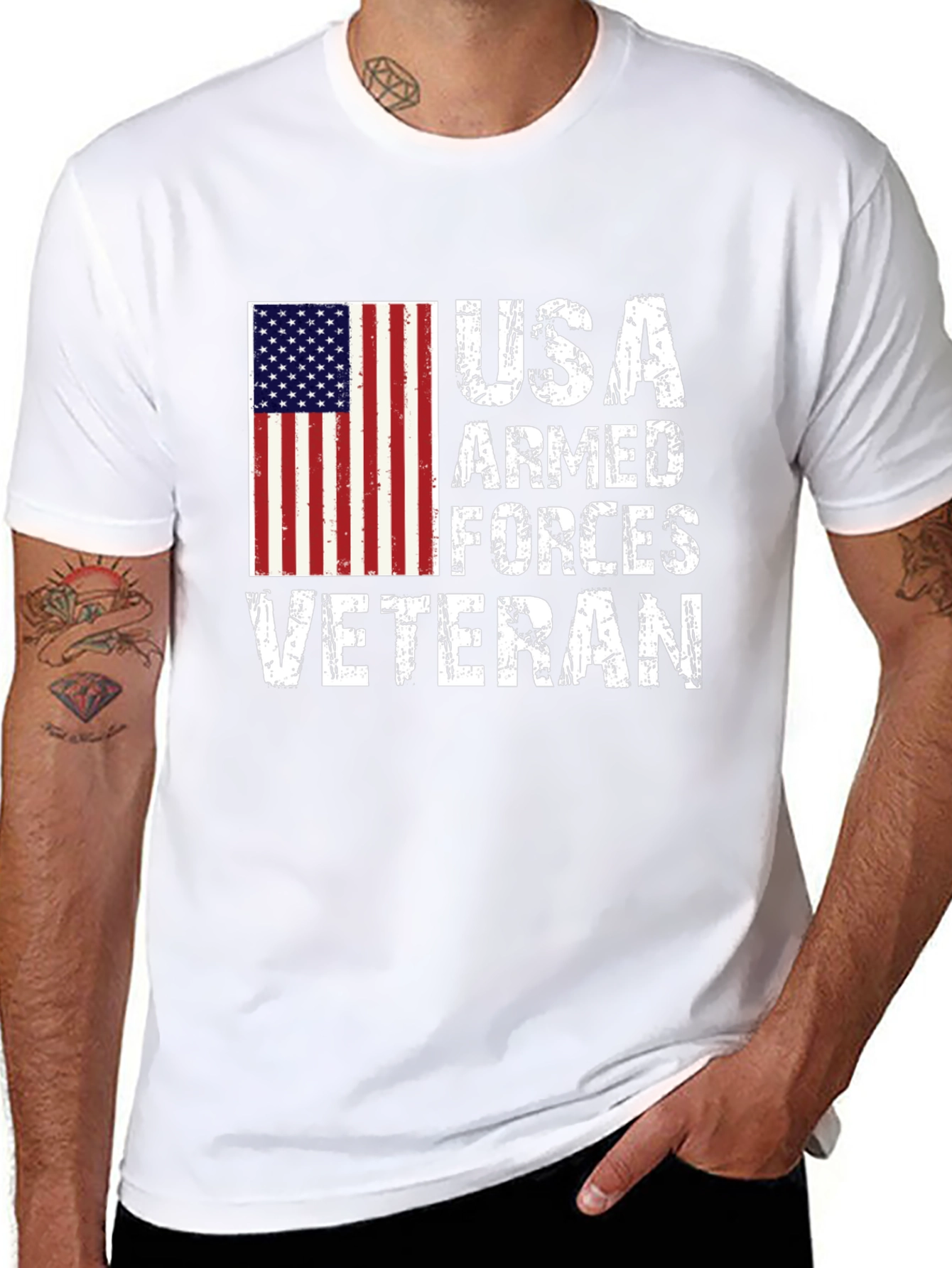 USA Armed Forces Veteran T-Shirt