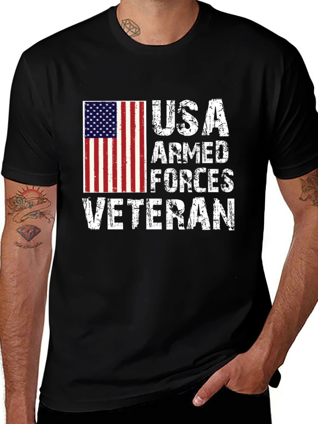 USA Armed Forces Veteran T-Shirt