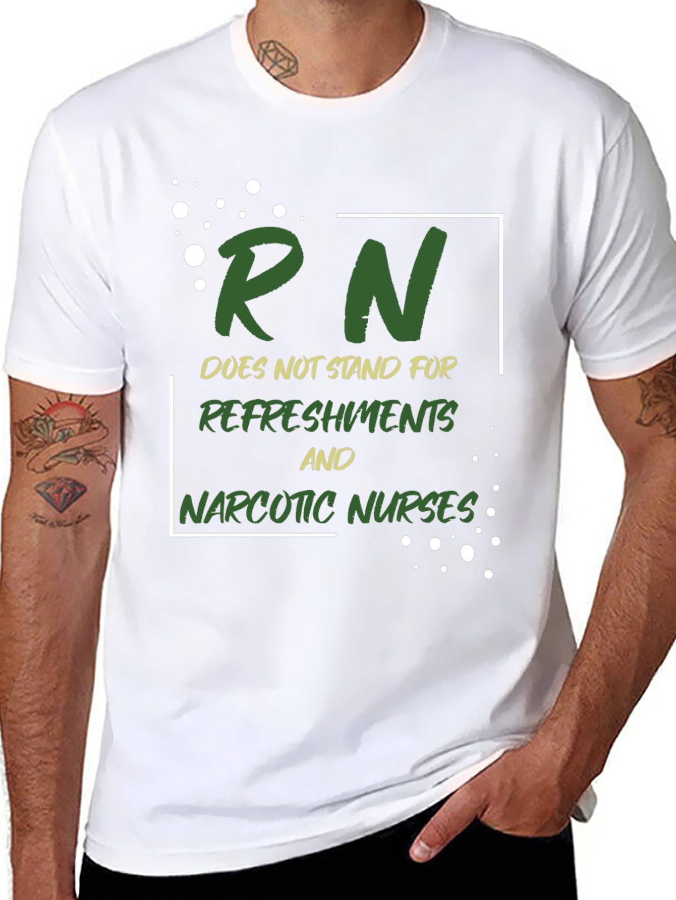 Funny Nurse T-Shirt - RN Doesnt Stand For...