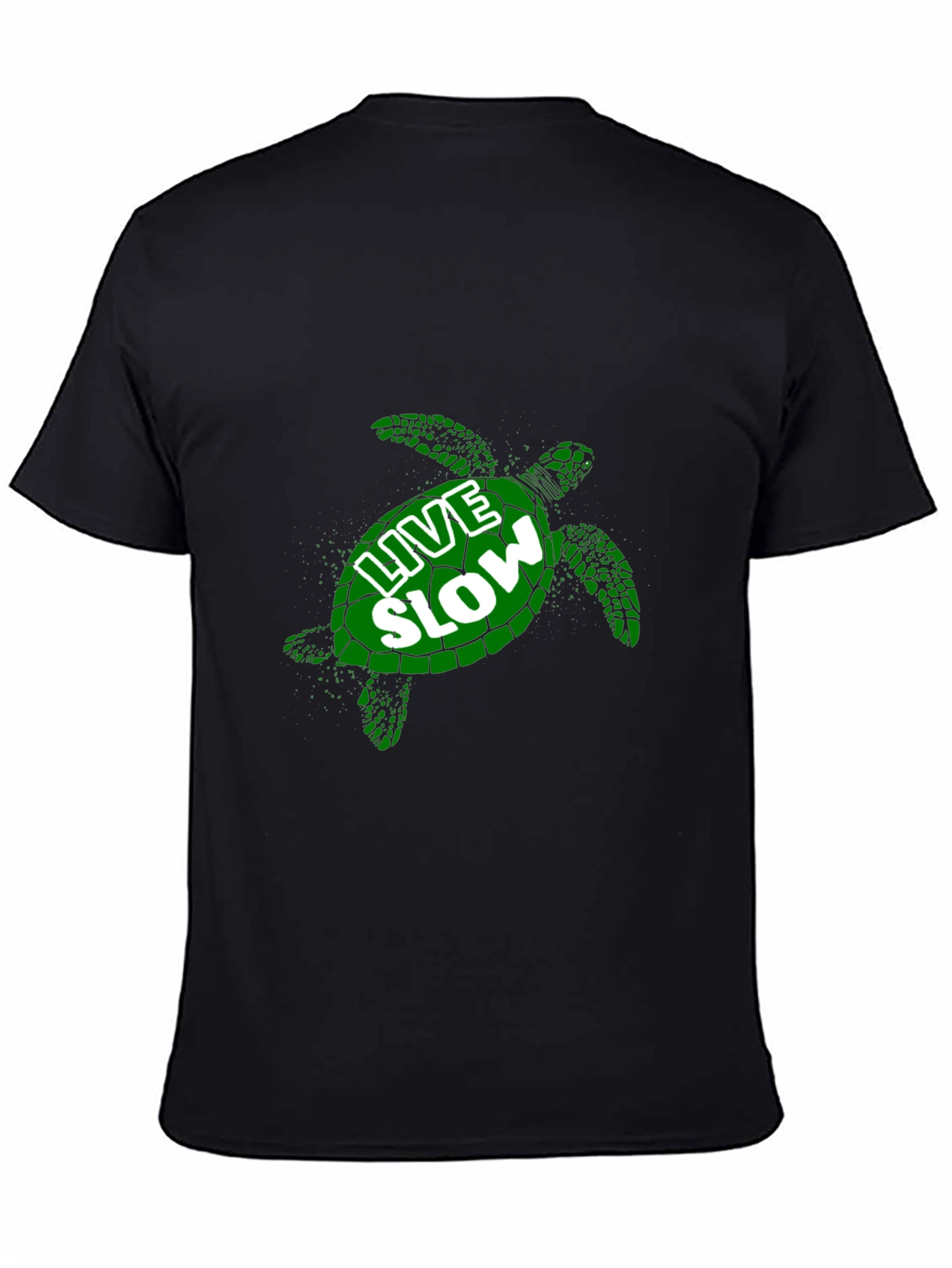 Live Slow Turtle Graphic Tee