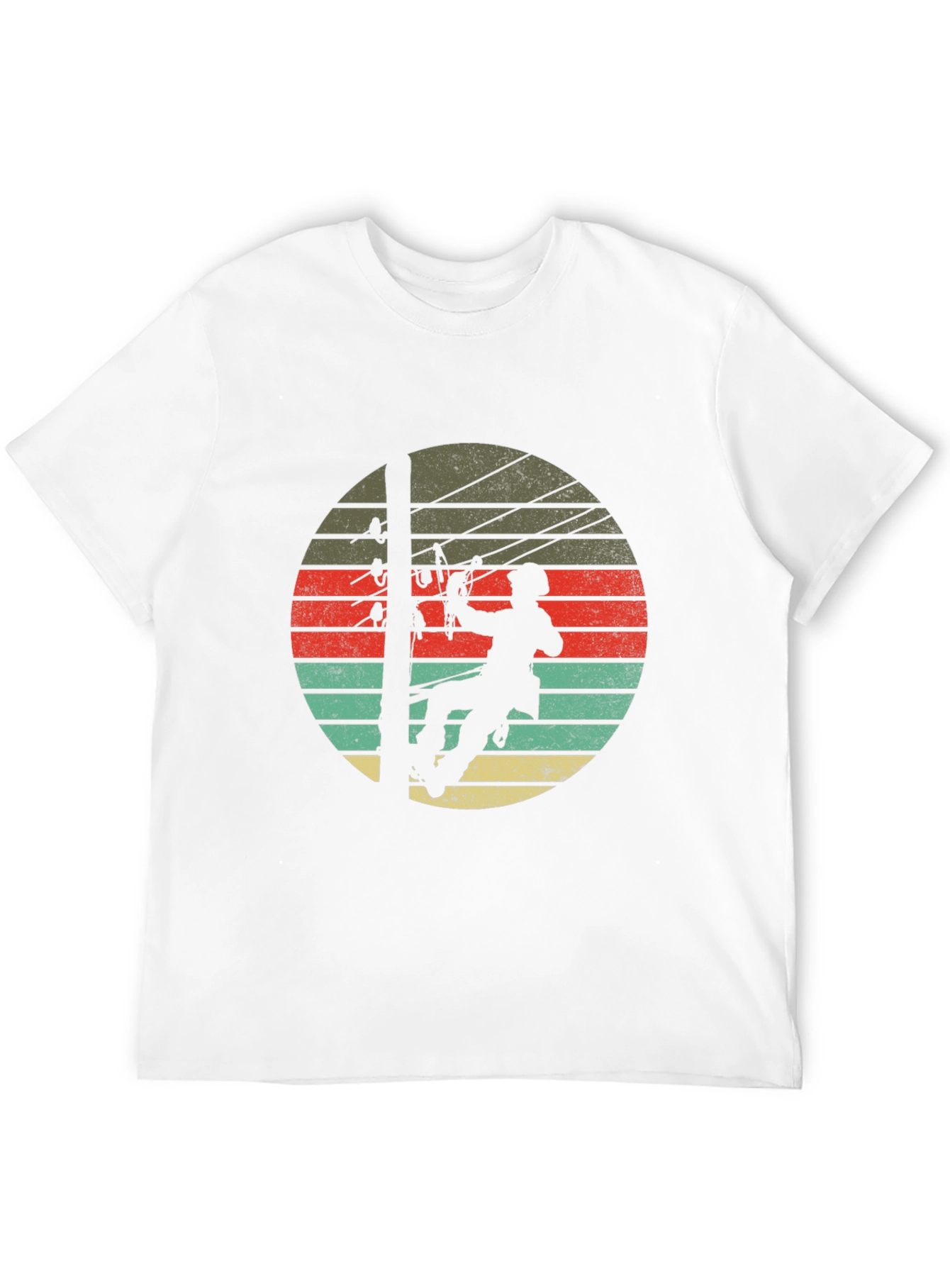 Lineman Retro Sunset T-Shirt