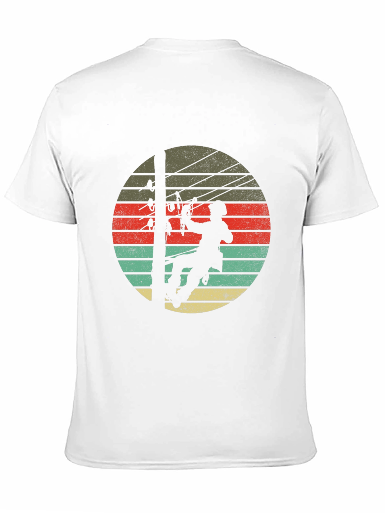 Lineman Retro Sunset T-Shirt