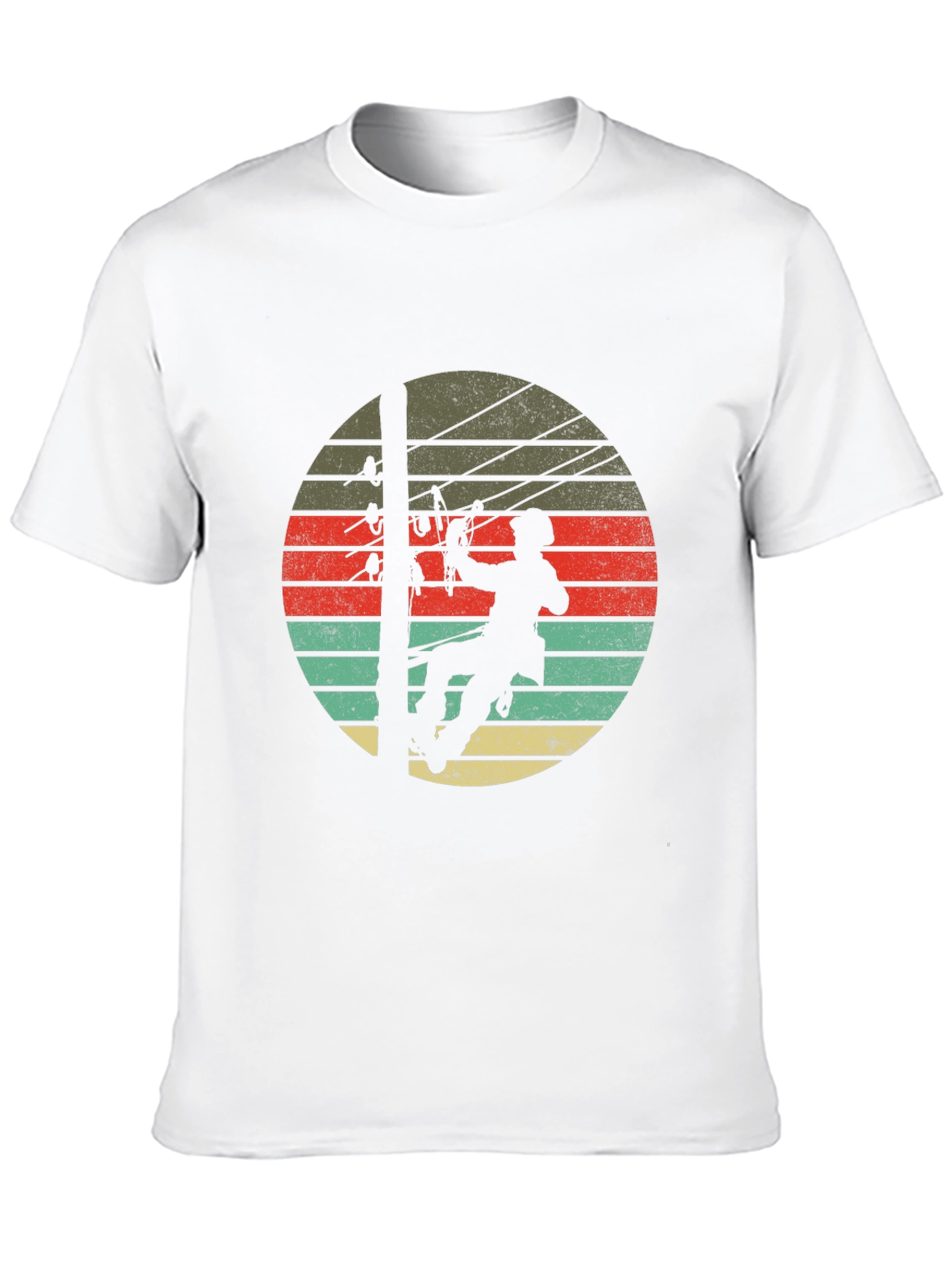 Lineman Retro Sunset T-Shirt