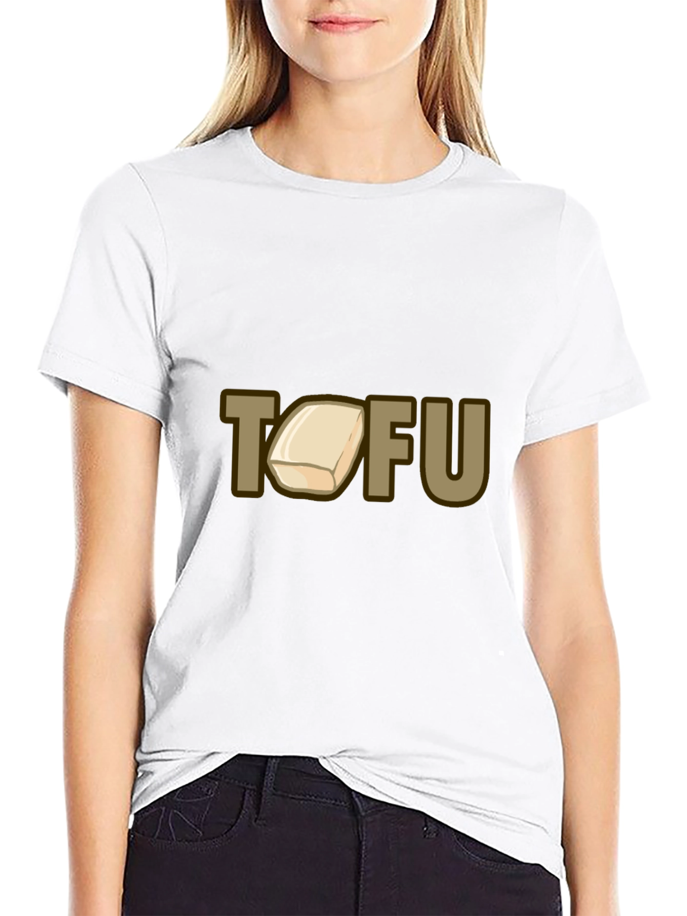 Tofu Graphic Black T-Shirt