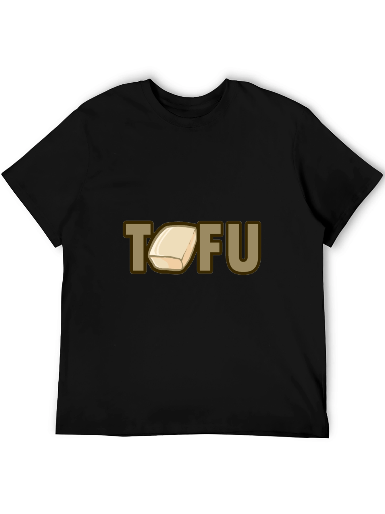 Tofu Graphic Black T-Shirt
