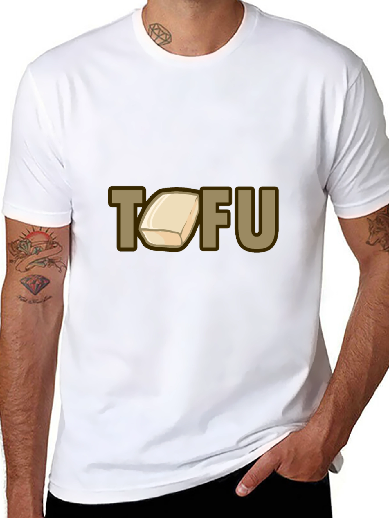 Tofu Graphic Black T-Shirt
