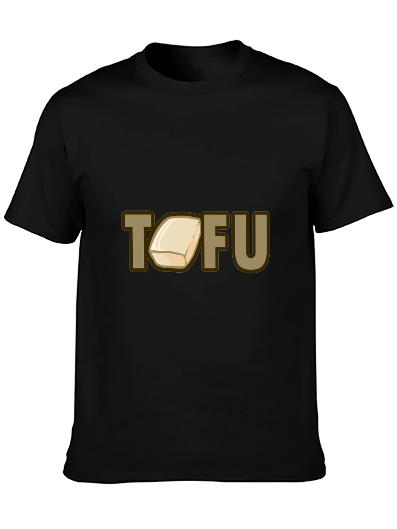 Tofu Graphic Black T-Shirt