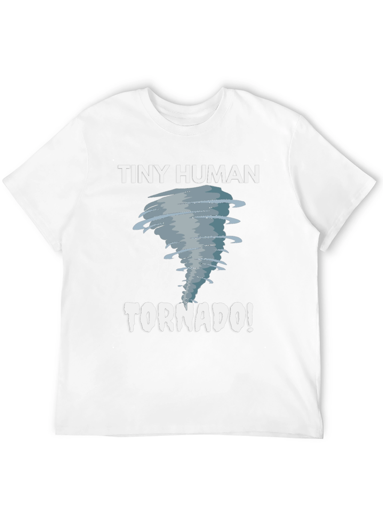 Tiny Human Tornado Black Graphic Tee