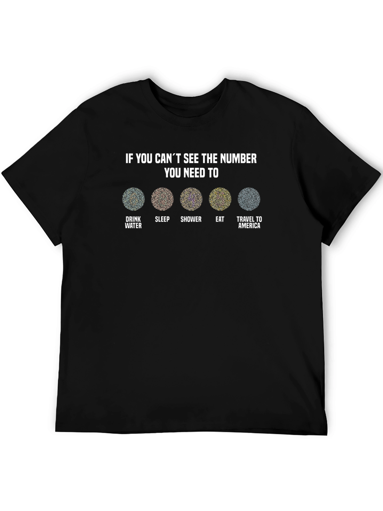 Color Blindness Test T-Shirt