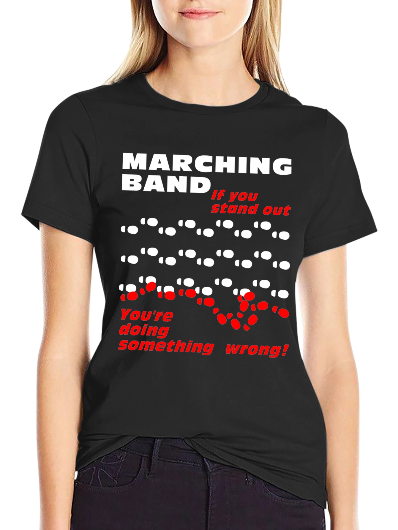 Marching Band T-Shirt: Stand Out (At Your Own Risk!)