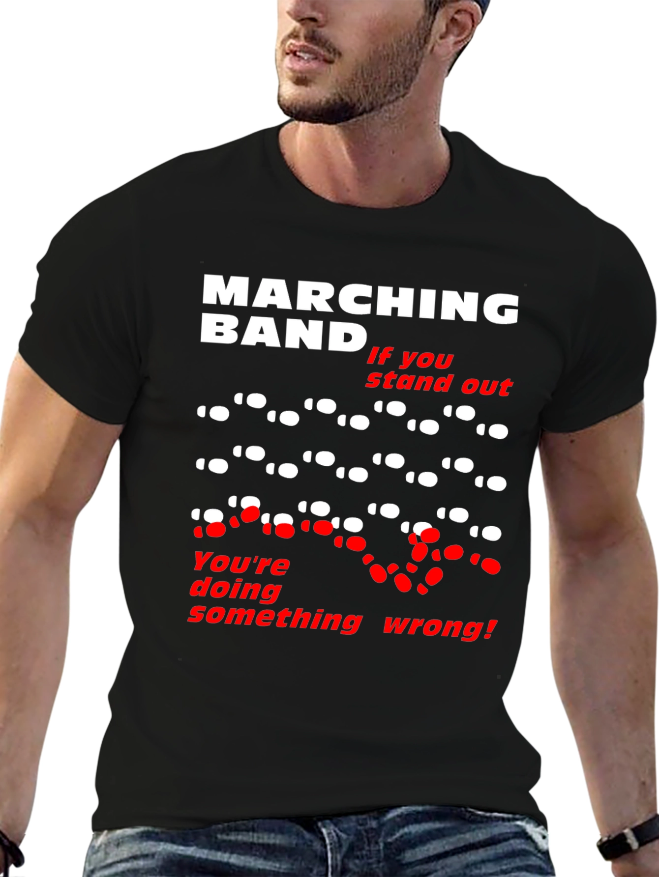 Marching Band T-Shirt: Stand Out (At Your Own Risk!)
