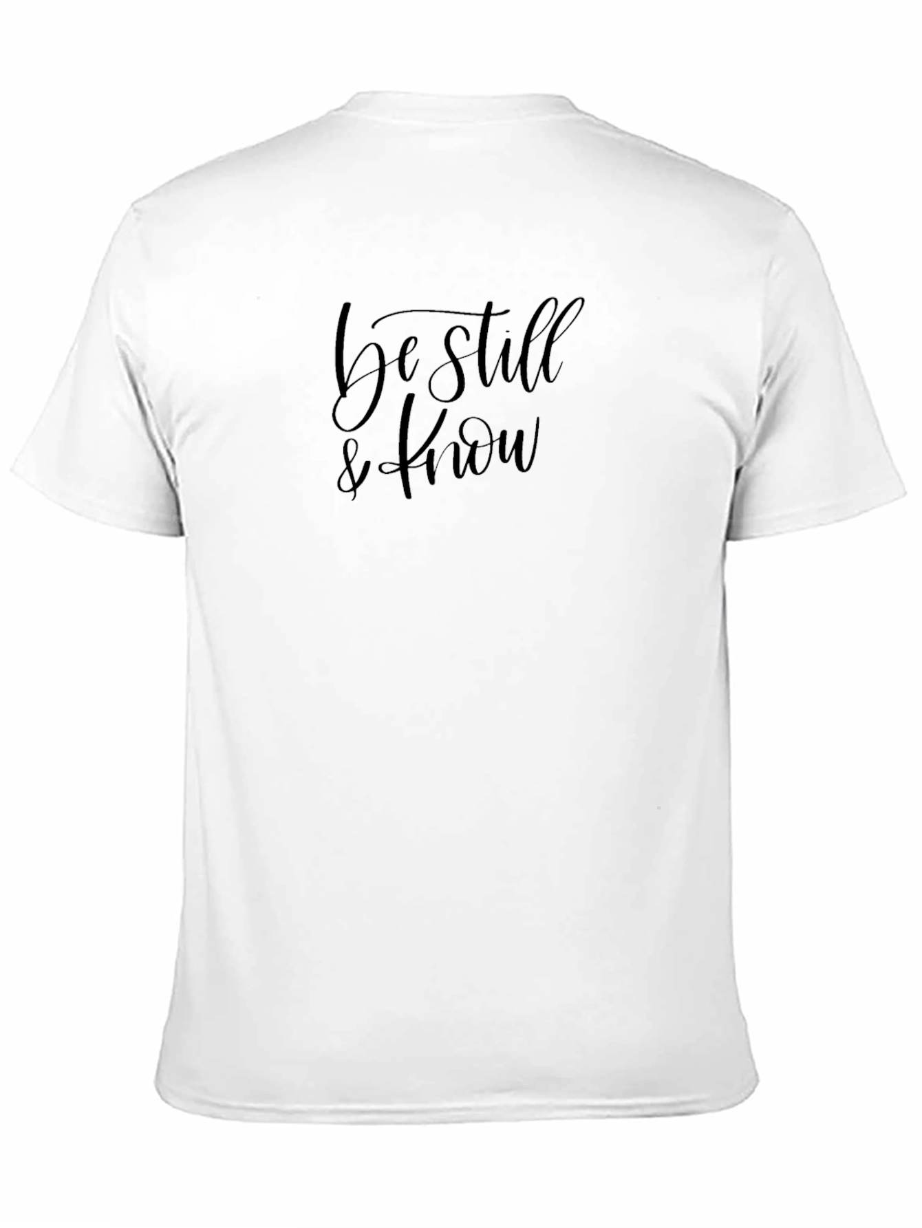 Be Still & Know Black T-Shirt
