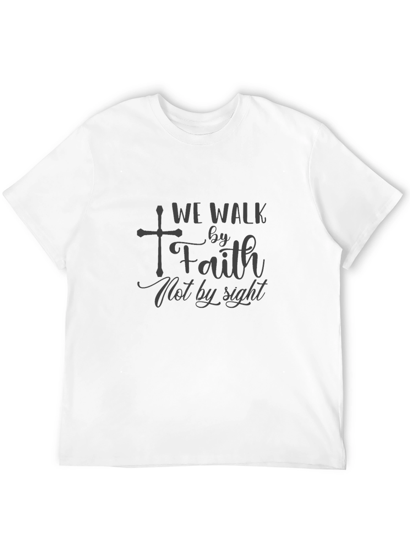 Faith Graphic Tee - Walk By Faith T-Shirt