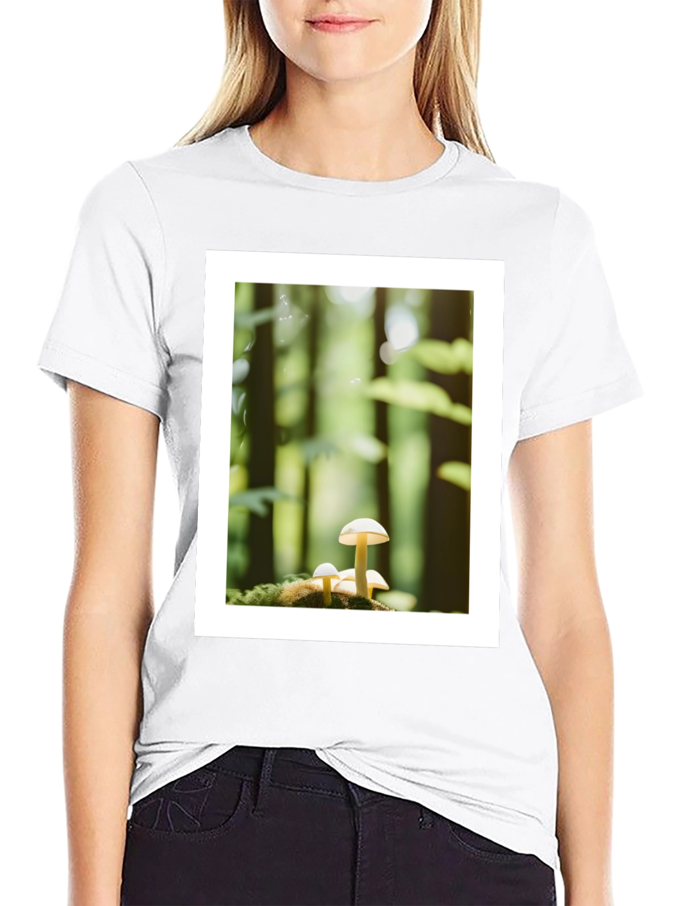 Mushroom Forest Graphic Tee - Nature Lovers T-Shirt