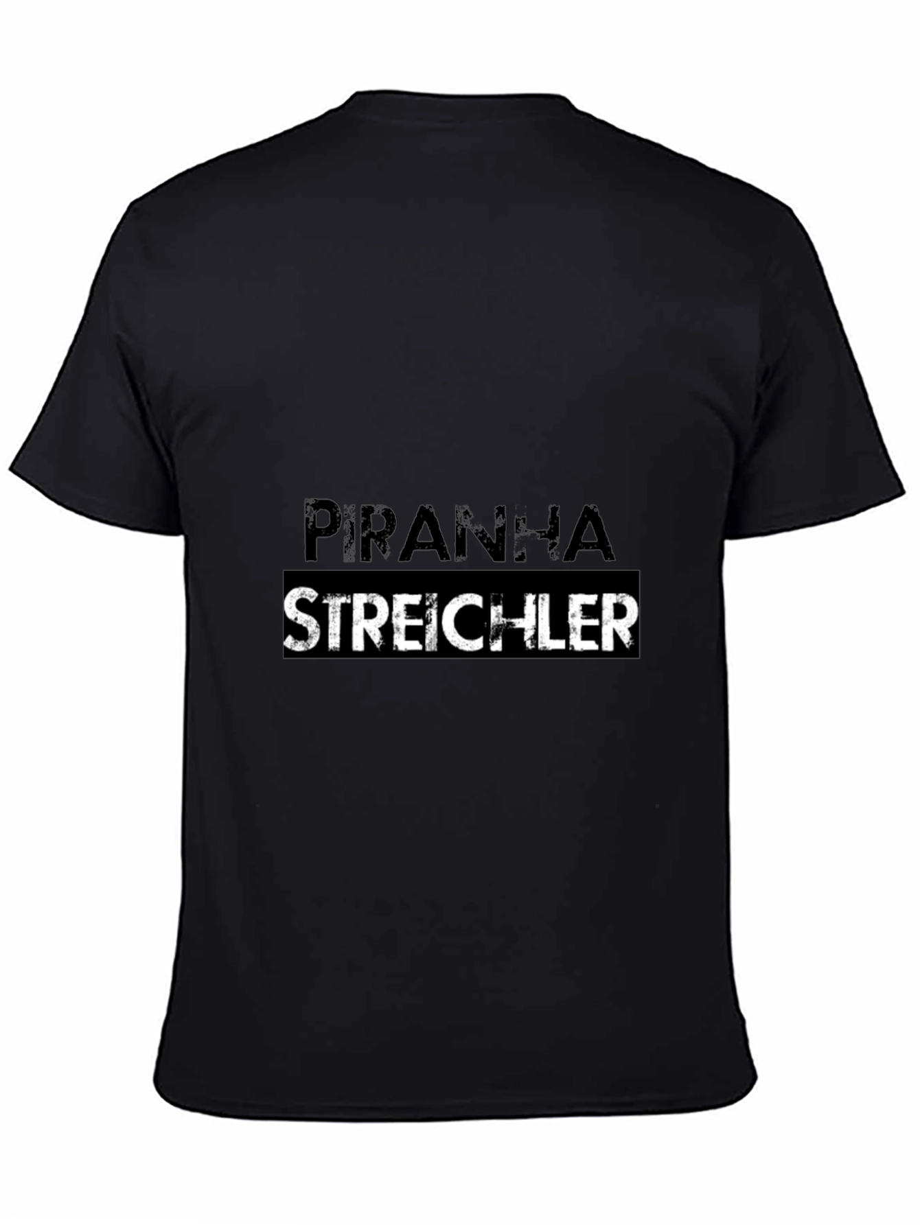 Piranha Streichler Black Graphic T-Shirt