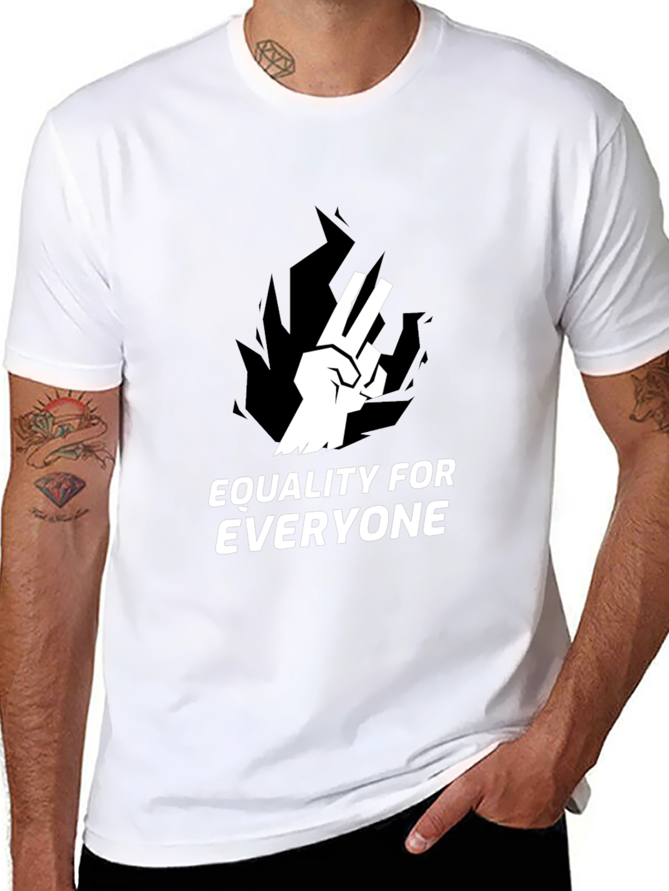 Equality for Everyone Black Graphic Tee