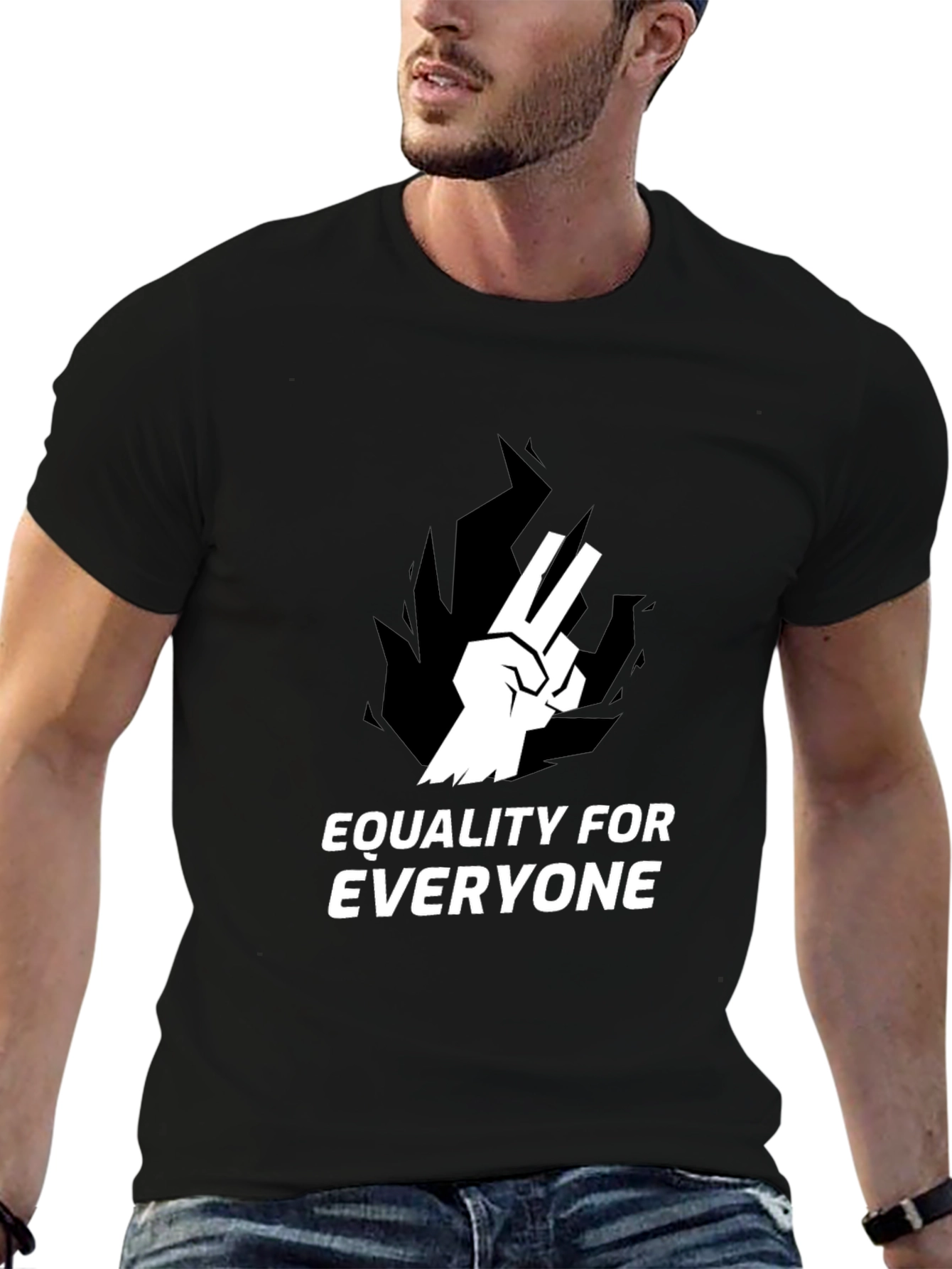 Equality for Everyone Black Graphic Tee