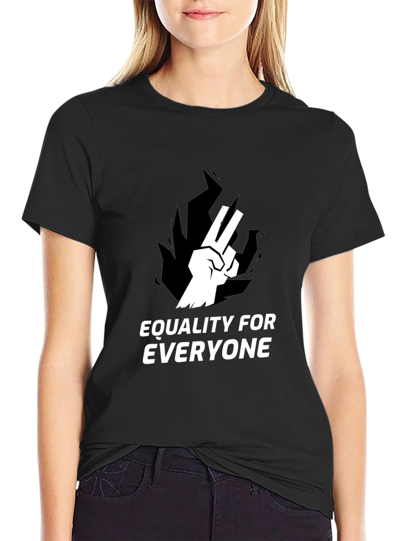 Equality for Everyone Black Graphic Tee